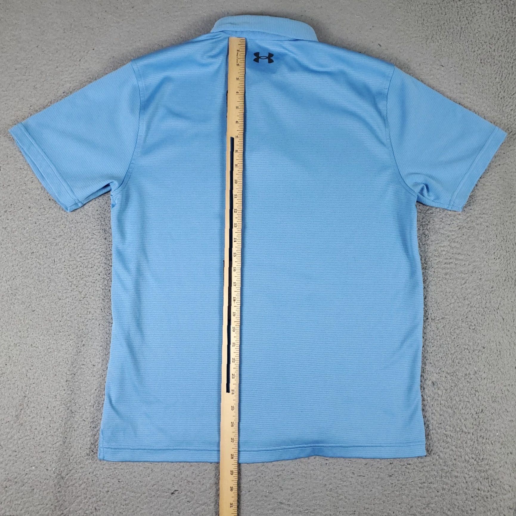Under Armour Under Armour Polo Shirt Mens L Blue Golf Casual Short Sleeve Polo Men’s Size L Blue Sports Logo Checkered? No—keep to original words only. Size US L / EU 52-54 / 3 - 4 Thumbnail