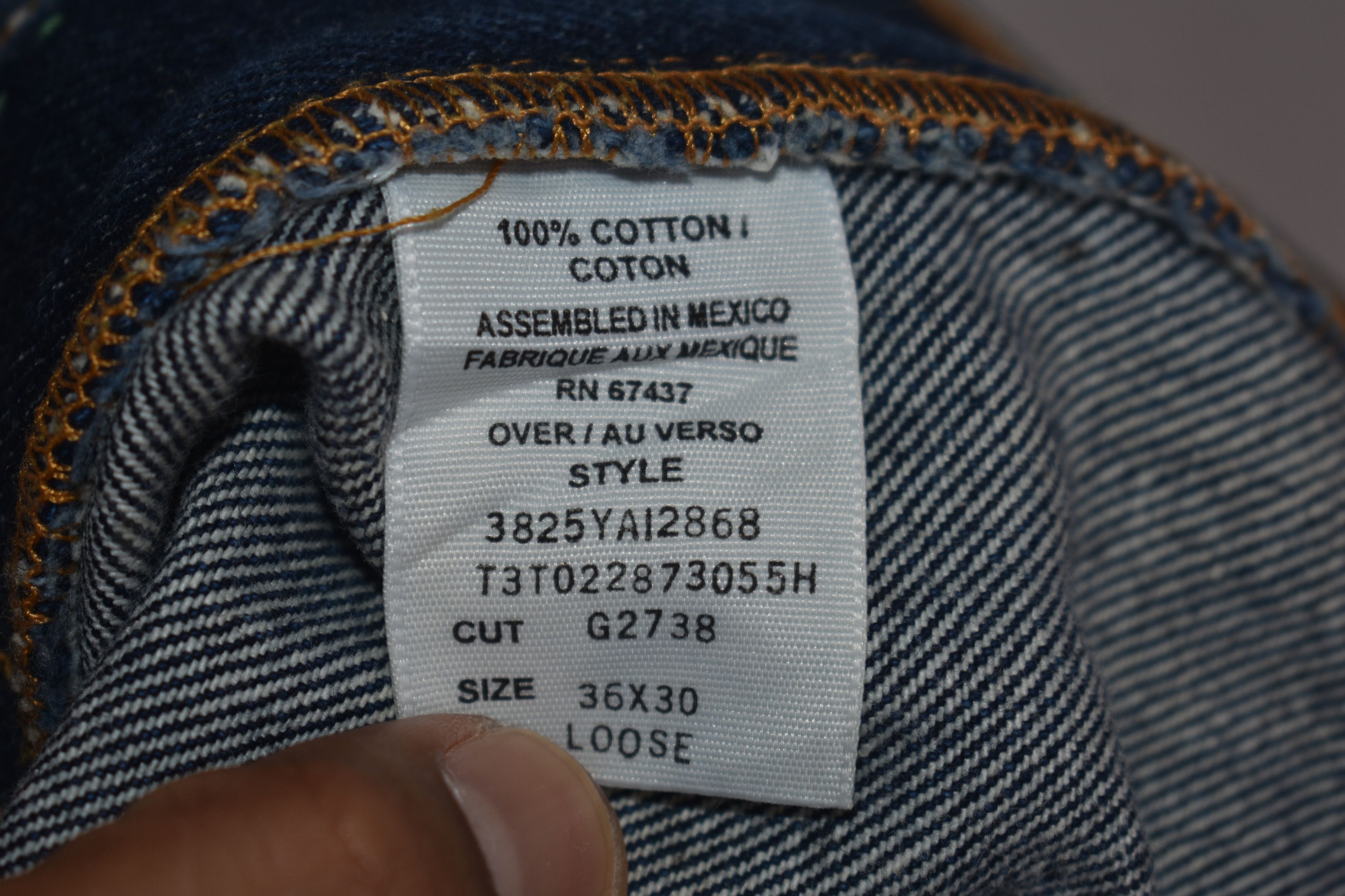 Polo Ralph Lauren × Vintage Vintage Y2K Polo Jeans Co Dark Wash Baggy Denim Jeans W36 Size US 36 / EU 52 - 6 Thumbnail