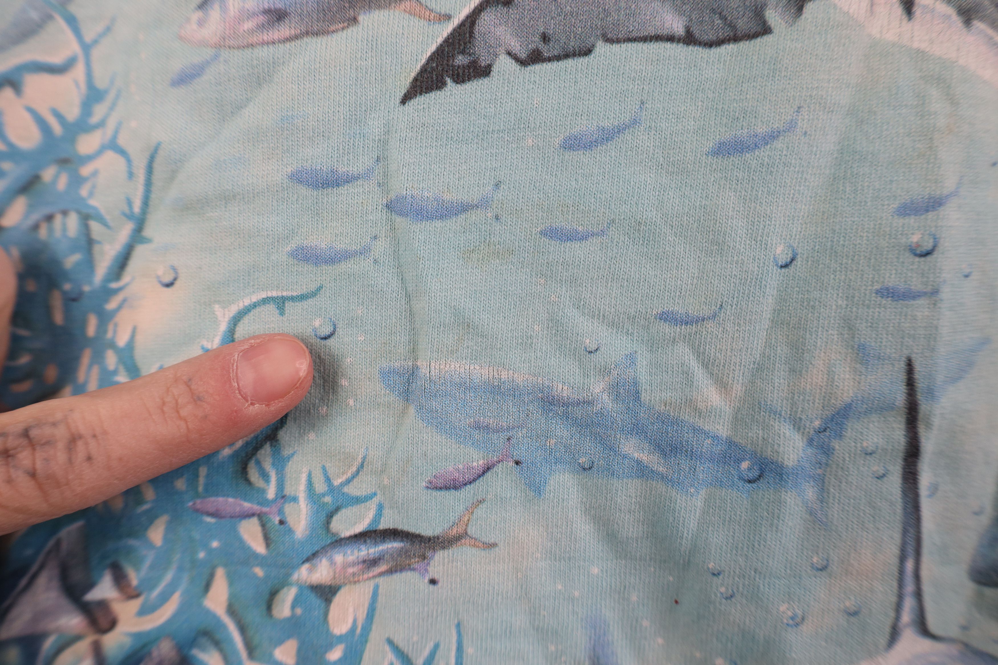 Liquid Blue Vintage 90s Liquid Blue Fish All Over Print T-Shirt USA Size US XL / EU 56 / 4 - 7 Thumbnail