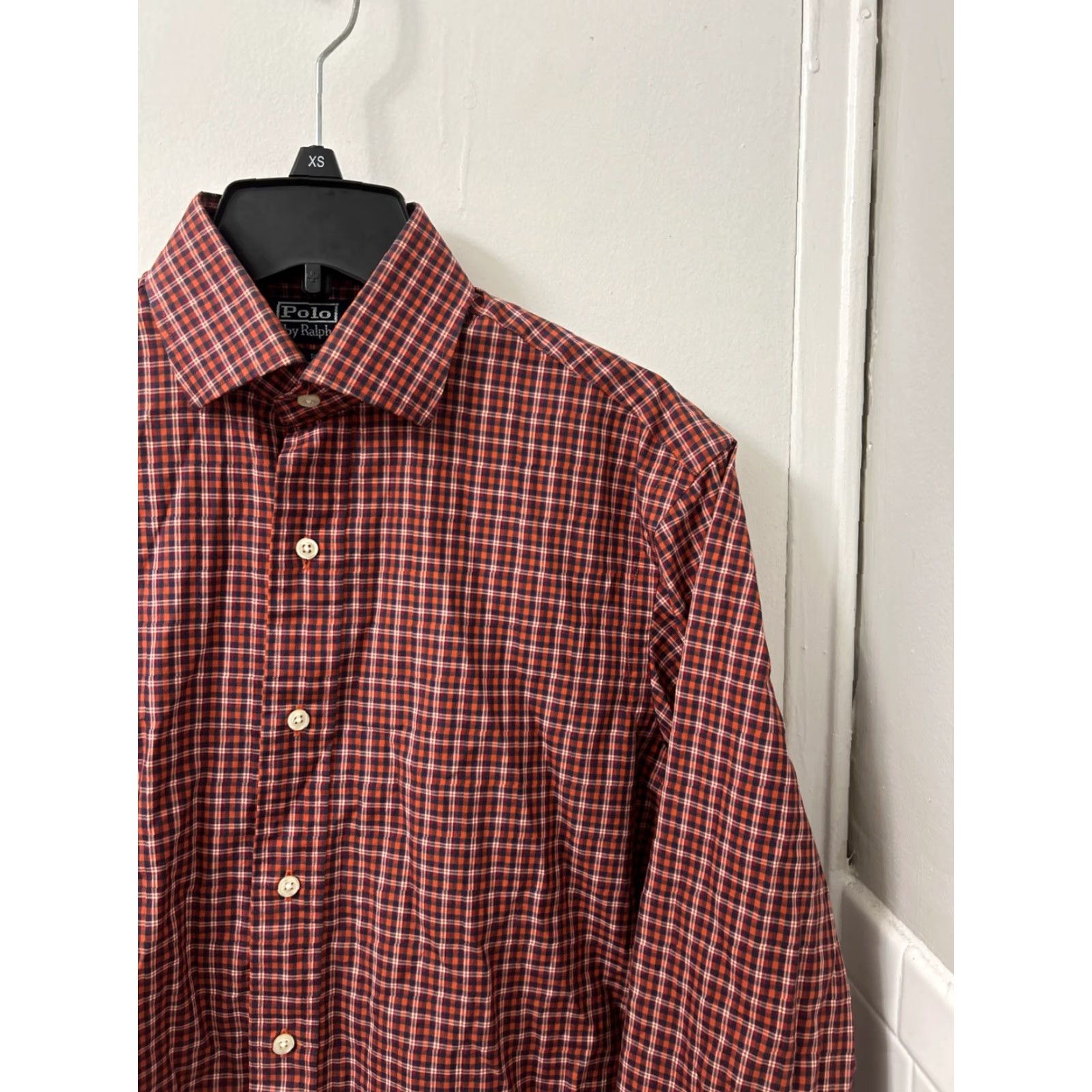 Polo Ralph Lauren VINTAGE Polo Ralph Lauren Regent Shirt Mens Small Red Plaid 90s Button-Down L/S Regular Fit Size US S / EU 44-46 / 1 - 6 Thumbnail