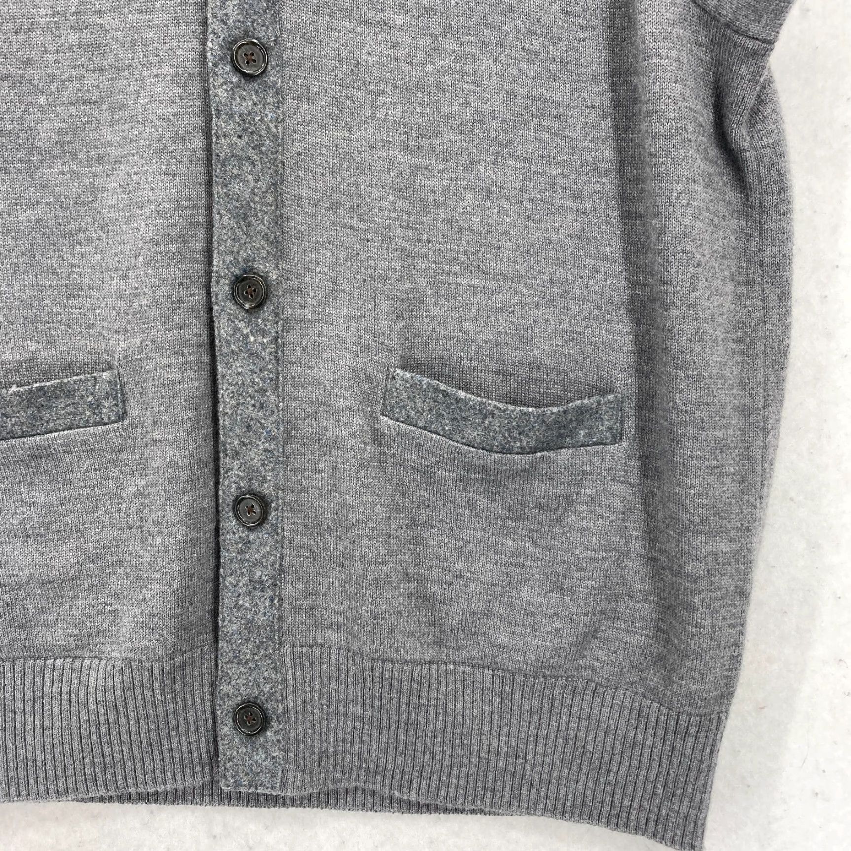 Banana Republic Banana Republic Merino Wool Cardigan Sweater Vest Mens XL Grandpa Preppy Pockets Size US XL / EU 56 / 4 - 3 Thumbnail