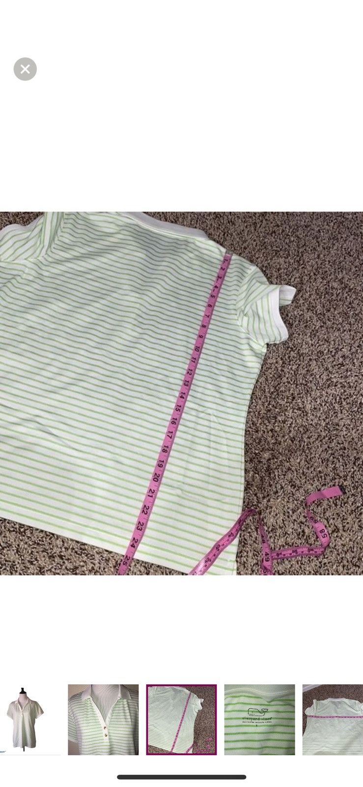 Vineyard Vines Vineyard vines large striped polo shirt Size L / US 10 / IT 46 - 3 Thumbnail