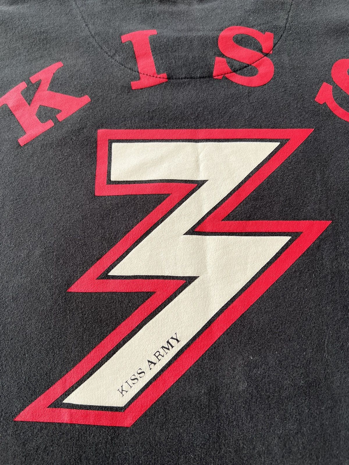 Ringspun Vintage Kiss Ringspun Allstars Ringer Black T-shirt Size US M / EU 48-50 / 2 - 15 Thumbnail