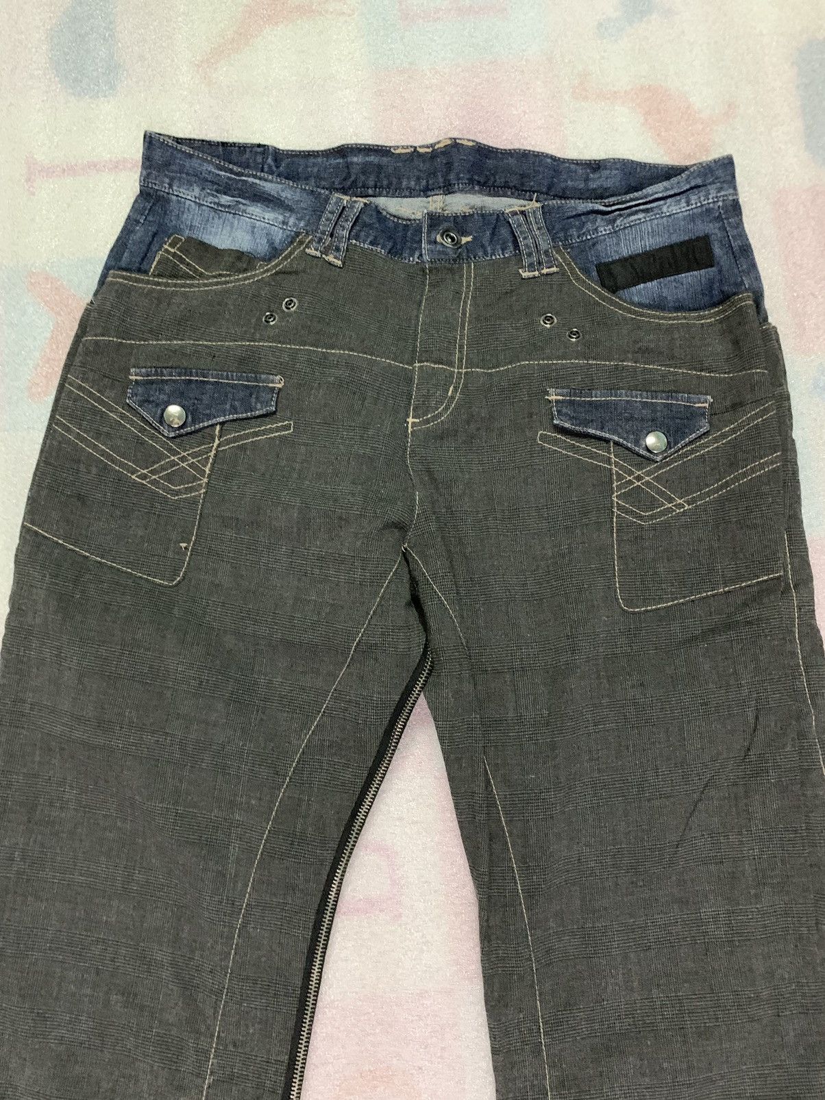 Japanese Brand × PPFM PPFM Anarchy Denim Reversible Size US 34 / EU 50 - 8 Thumbnail