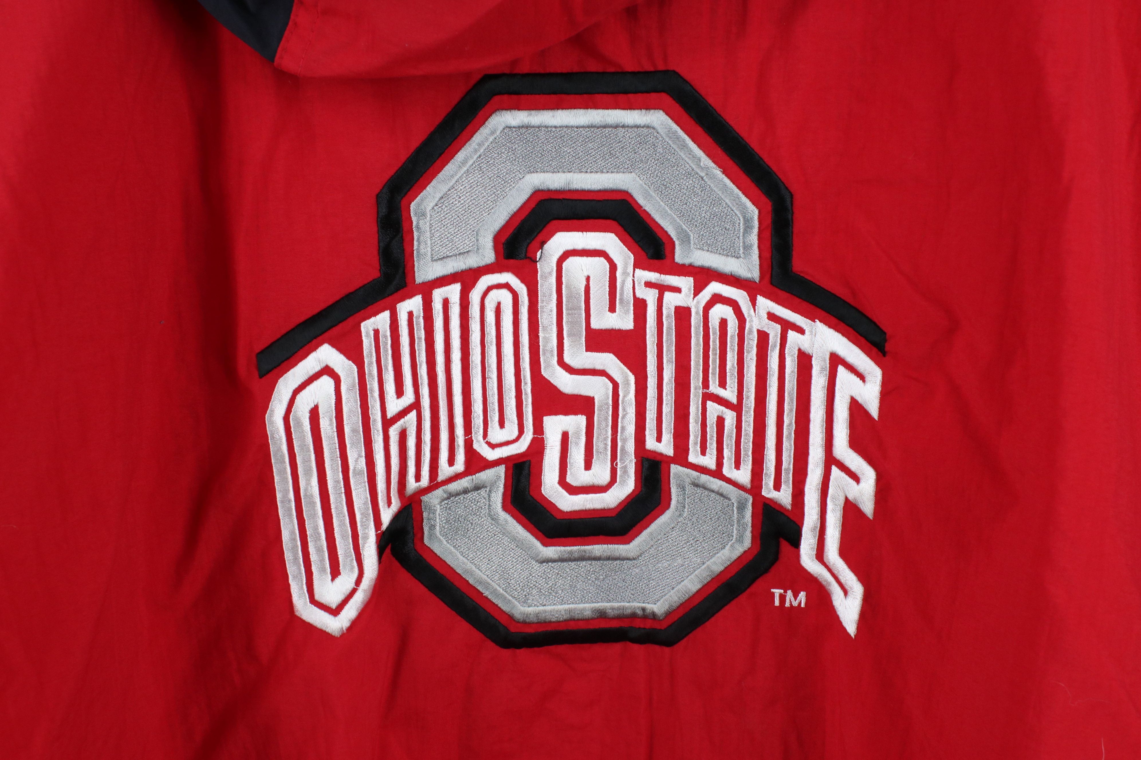 Vintage Vintage 90s Ohio State University Hooded Windbreaker Jacket Size US XL / EU 56 / 4 - 12 Thumbnail