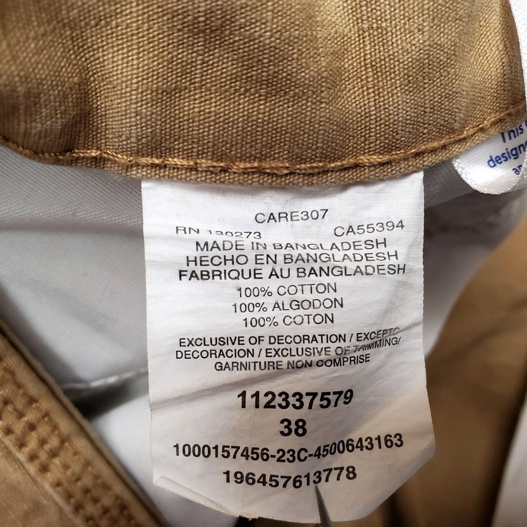 Wrangler Wrangler Shorts Men 38 Brown Cargo Ripstop Flat Front 100% Cotton Outdoor Casual Size US 38 / EU 54 - 4 Thumbnail