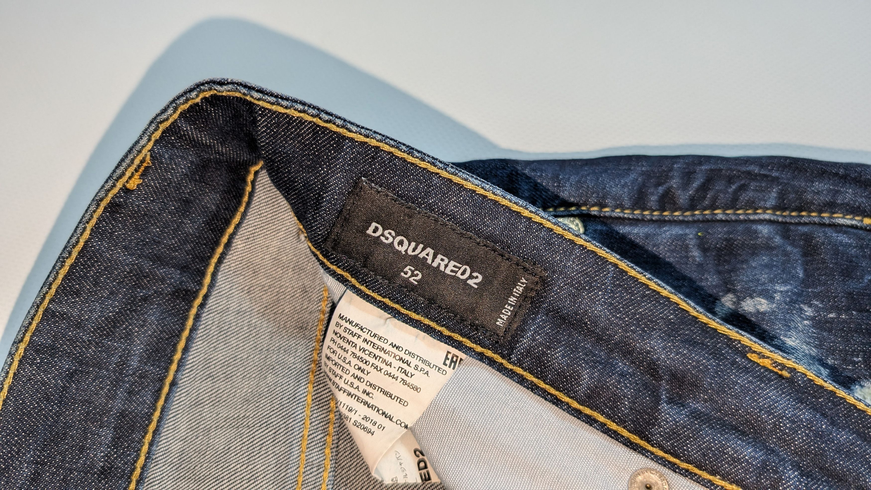 Dsquared2 Dsquared2 Chic Dan Fit Distressed Denim Jeans Size 52 Size US 36 / EU 52 - 7 Thumbnail