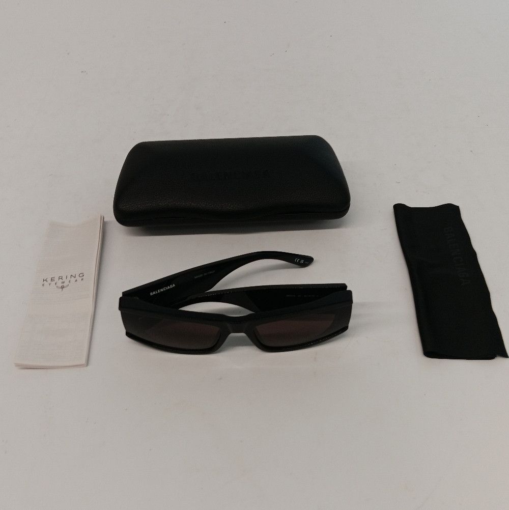 Balenciaga Balenciaga BB0301S Unisex Sunglasses - Black Size ONE SIZE - 2 Thumbnail