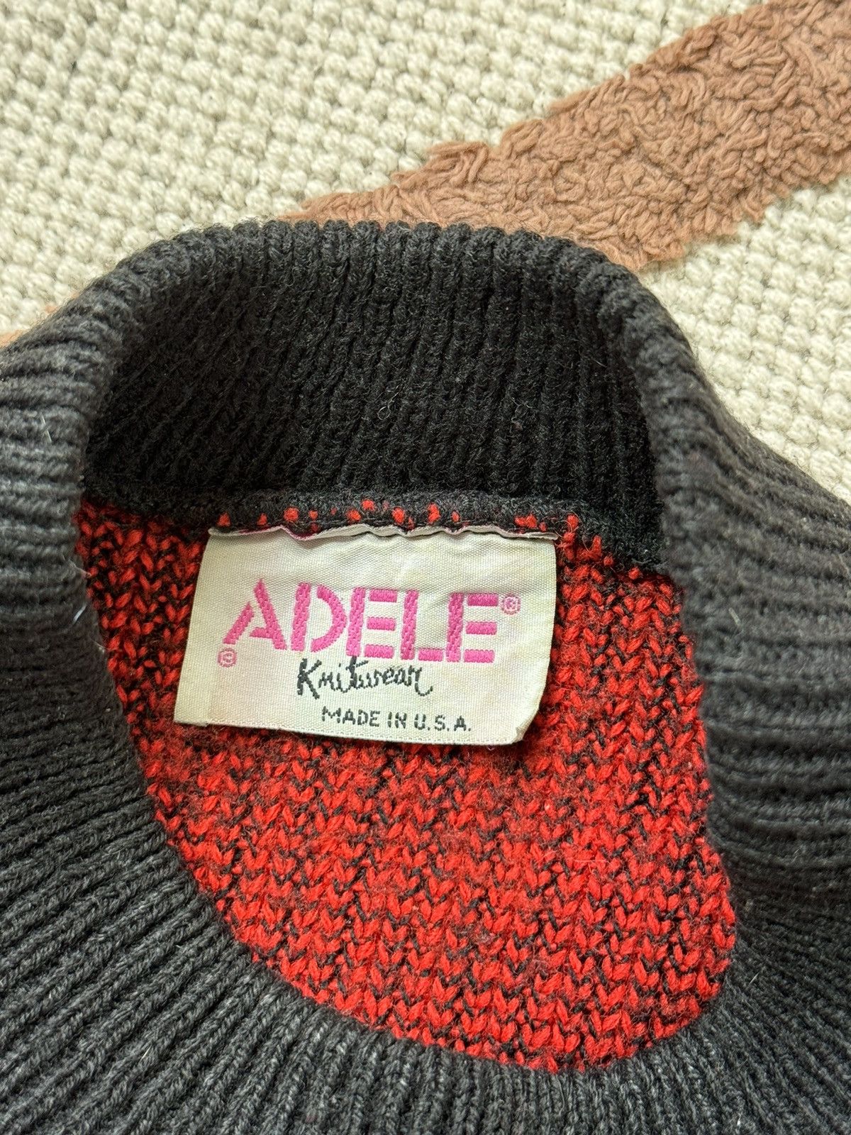Vintage VINTAGE CUTE BEAR ADELE KNITTED BOXY SWEATER Size US S / EU 44-46 / 1 - 7 Thumbnail