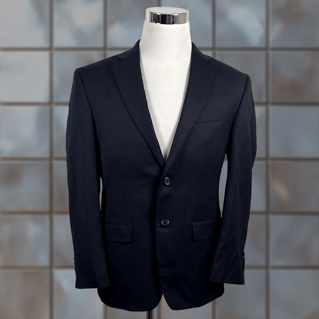 Michael Kors Michael Kors 38S Sport Coat Wool Blend Dark Navy Blue Two-Button Lined Vented Jacket/Coat Mens Regular Short Sleeve 2 Piece Notch Lapel Listing main. Size US XS / EU 42 / 0 - 1 Thumbnail