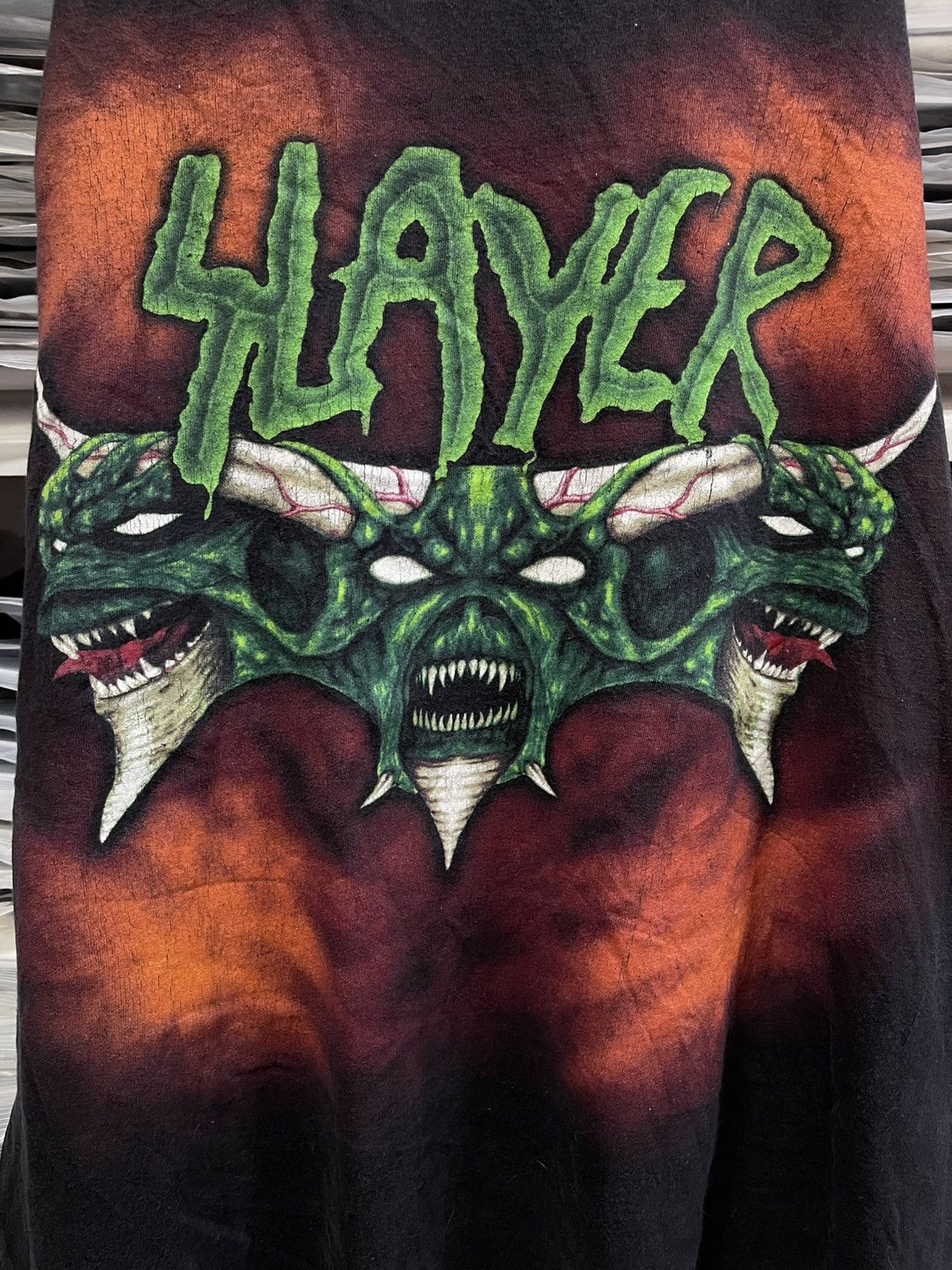 Band Tees Vintage 90s Slayer Diabolus On Tour Sleeveless🔥🔥🔥 Size US XL / EU 56 / 4 - 2 Thumbnail