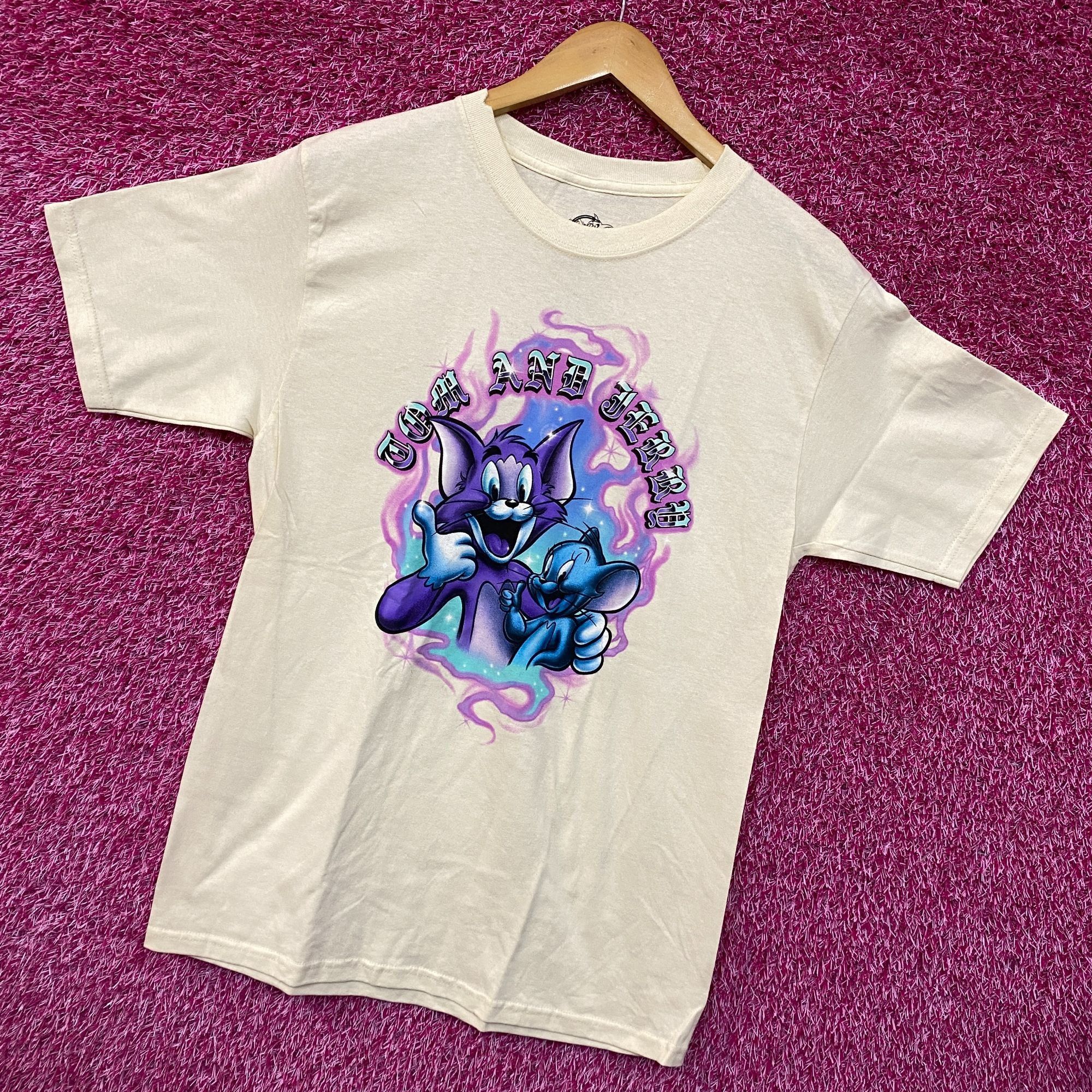 Other Tom and Jerry Airbrushed Cartoon Tshirt size medium Size US M / EU 48-50 / 2 - 3 Thumbnail