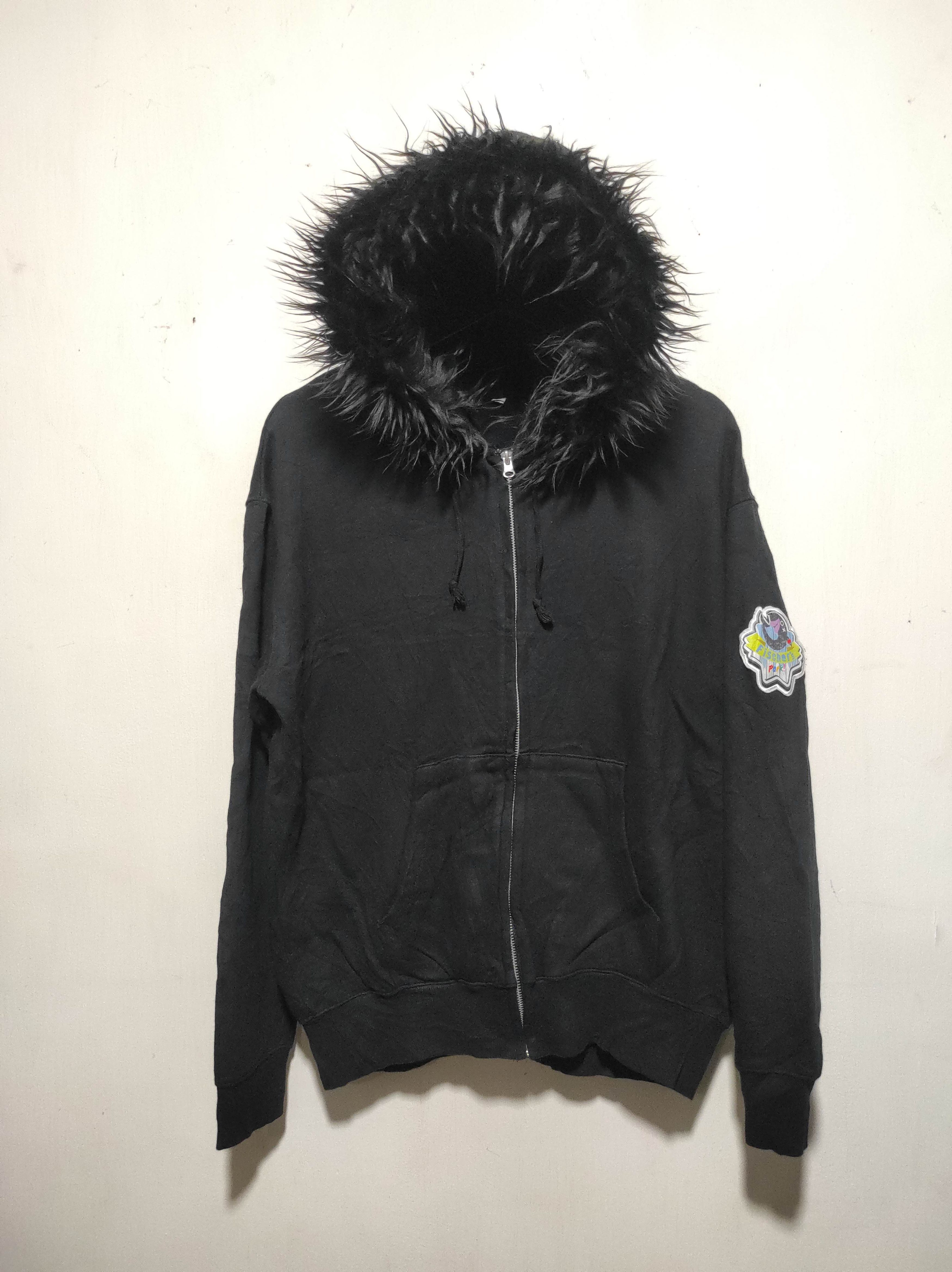 If Six Was Nine Fischer's park black Zipper Fur Hoodie i6w9 Lgb Style Size US L / EU 52-54 / 3 - 3 Thumbnail