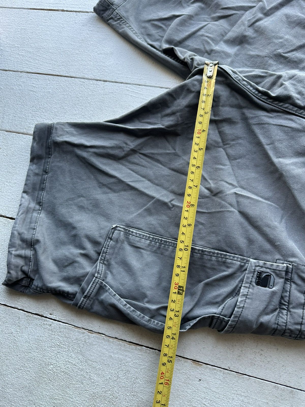 G-Star 🚨PUNK G STAR OPIUM 96 GRAY SHORTS MEN CARGO Y2k BIKER Size US 31 - 20 Thumbnail