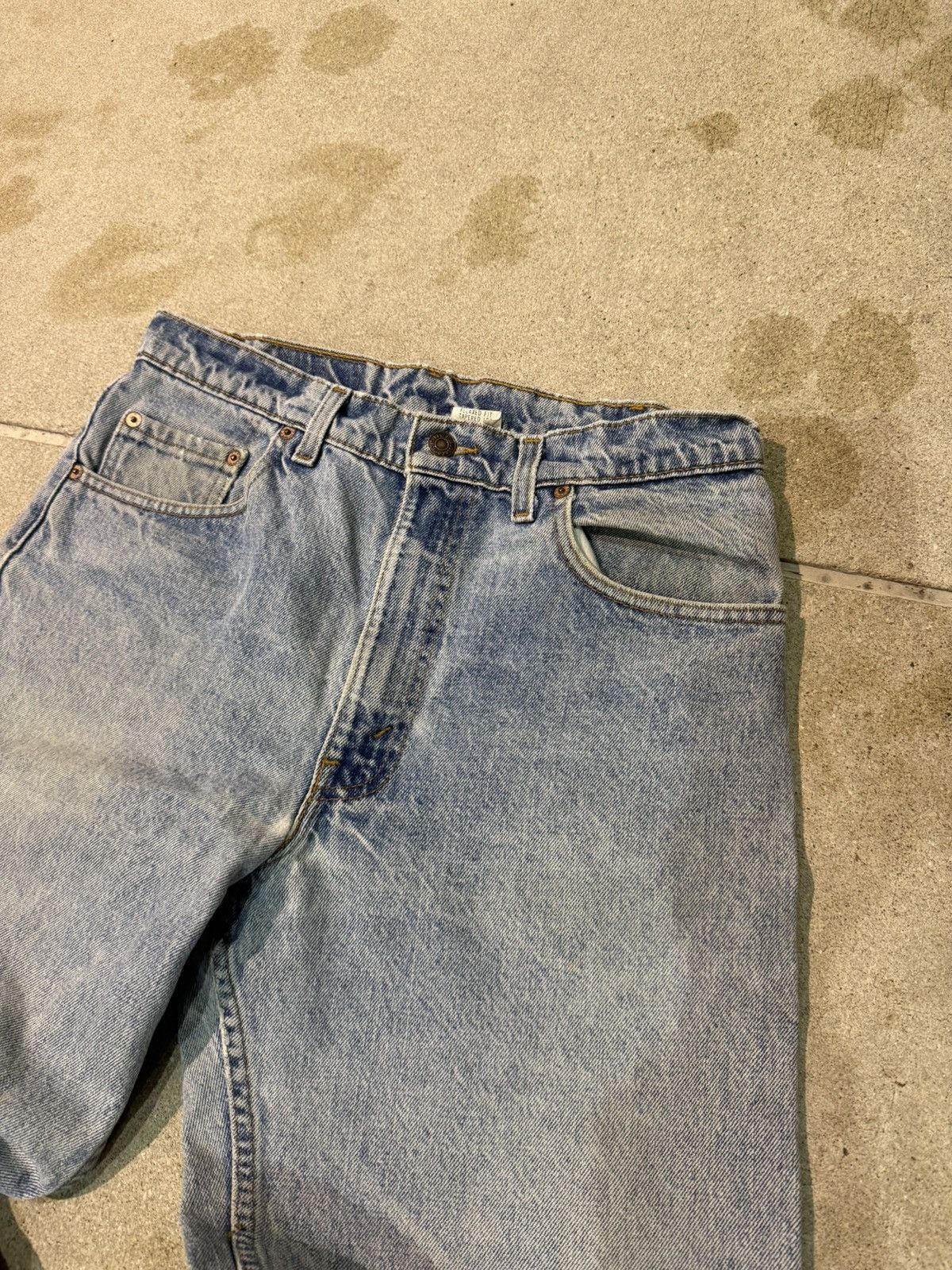 Levi's Vintage Levi’s 550 Relaxed Fit Tapered Jeans W33 L30 USA Size US 33 - 2 Thumbnail