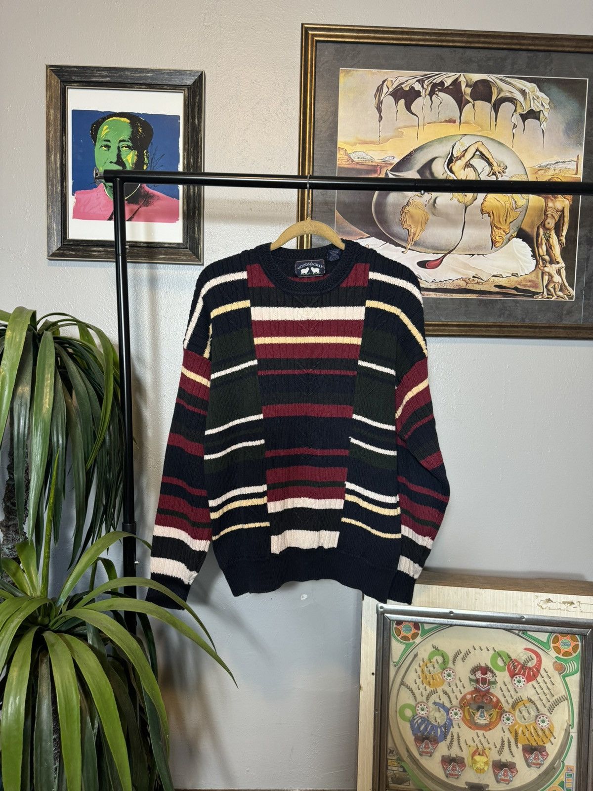 Vintage Vintage Plaid Sweater Size US XL / EU 56 / 4 - 1 Thumbnail