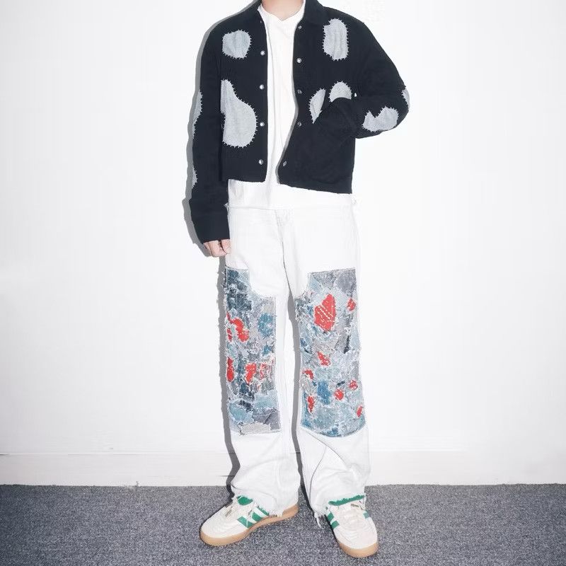 Beauty Beast Japanese reworked denim double knee Size US 31 - 1 Thumbnail
