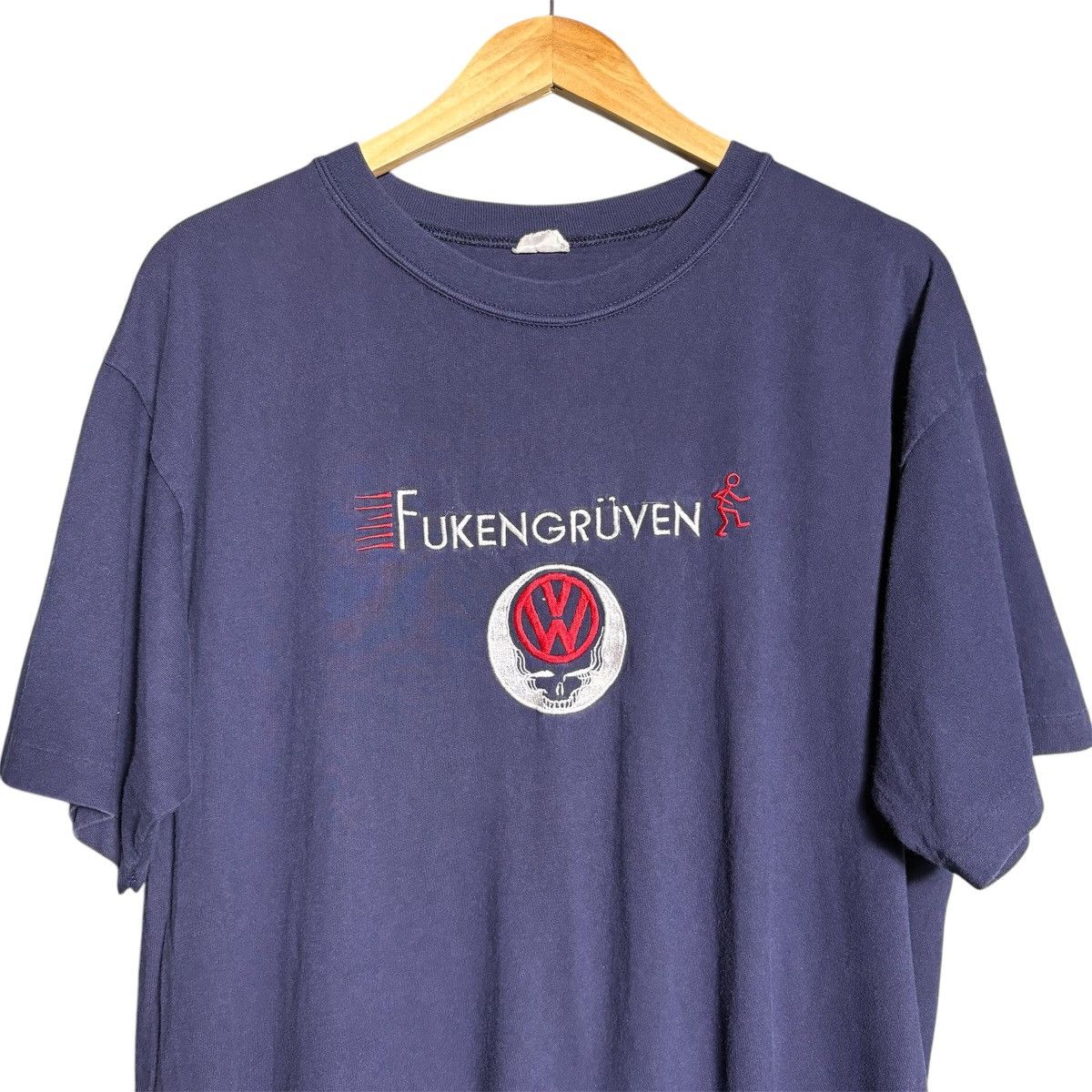 Band Tees Vintage 90s Grateful Dead Fukengruven Skull Band Tee Size US XL / EU 56 / 4 - 2 Thumbnail