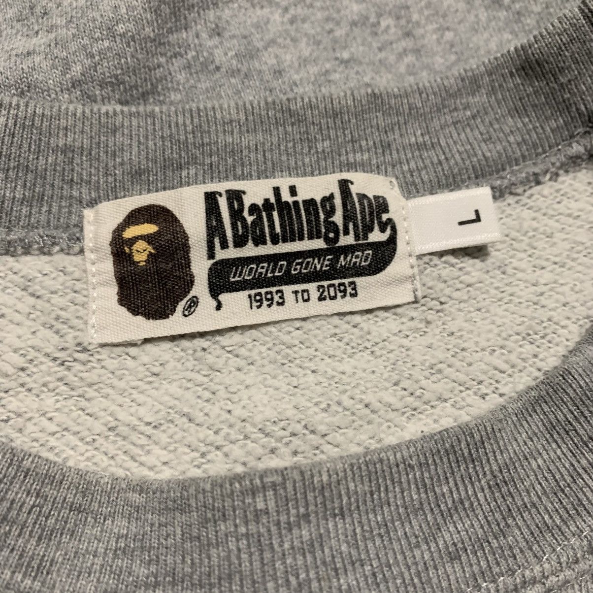 Bape Bape Large Gold By Bathing Ape Grey Sweater Sweatshirt Size US L / EU 52-54 / 3 - 8 Thumbnail