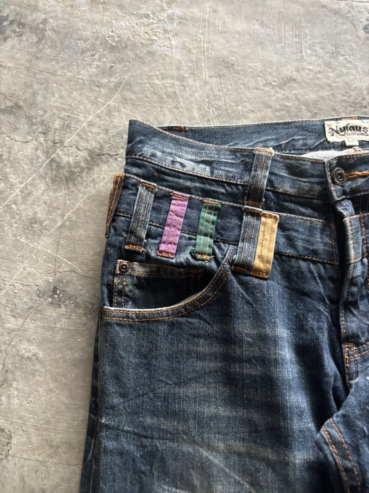 PPFM DOUBLE WAIST NYLAUS distressed washed whiskered japanese Size US 32 / EU 48 - 9 Thumbnail