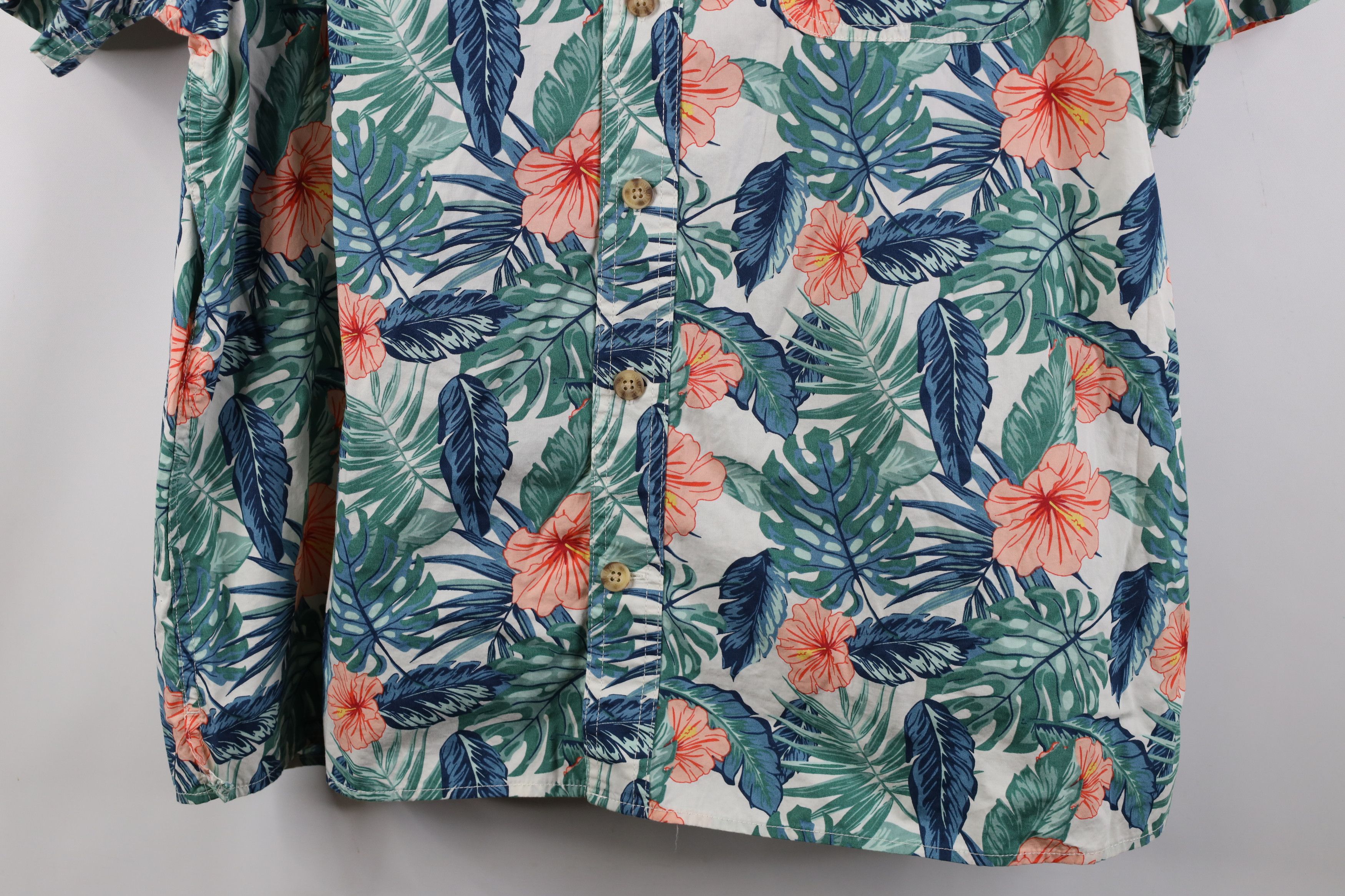 Duluth Trading Company Duluth Trading Co Gusseted Hawaiian Button Shirt Luau Flower Size US XL / EU 56 / 4 - 3 Thumbnail