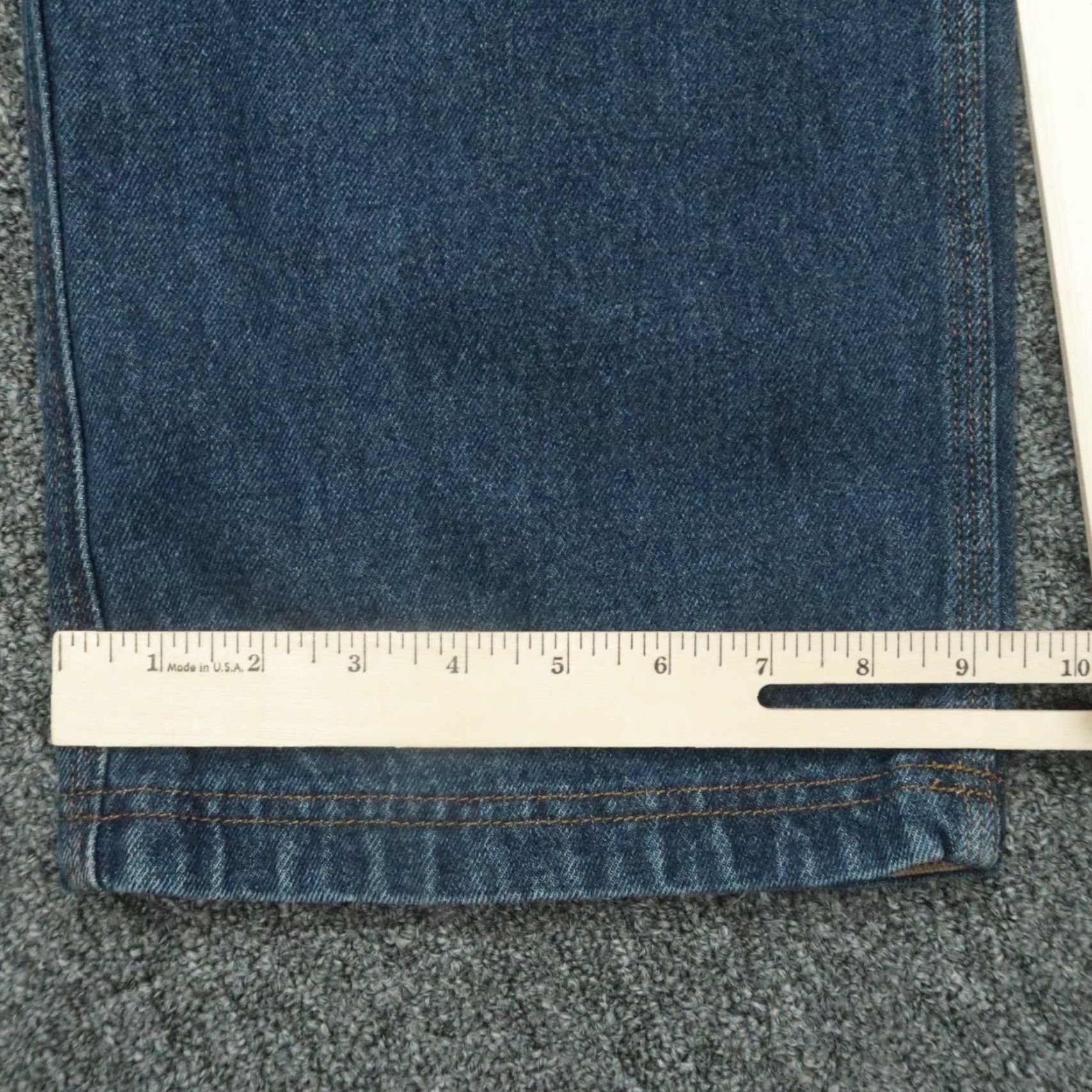 Denime Duluth Jeans Men 40x32 Blue Ballroom 5-Pocket Denim Workwear NWT Jeans Regular Straight 40 In Inseam 32 Cotton Denim NWT Mens Size US 40 / EU 56 - 7 Thumbnail
