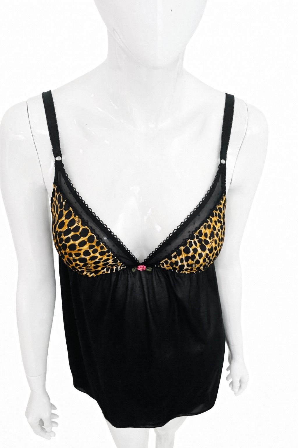 Dolce & Gabbana Dolce & Gabbana D&G Leopard Animal Babydoll Slip Dress Size M / US 6-8 / IT 42-44 - 6 Thumbnail