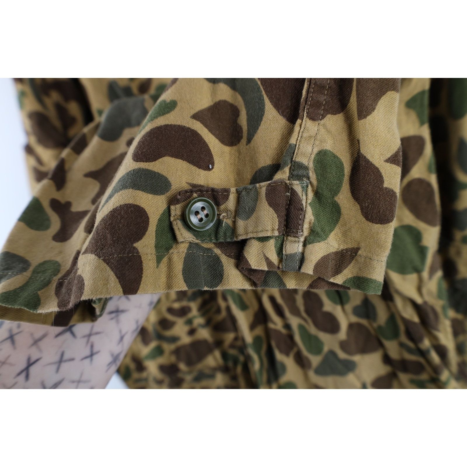 Vintage Vintage 70s Streetwear Frogskin Camouflage Coveralls Size US S / EU 44-46 / 1 - 14 Thumbnail