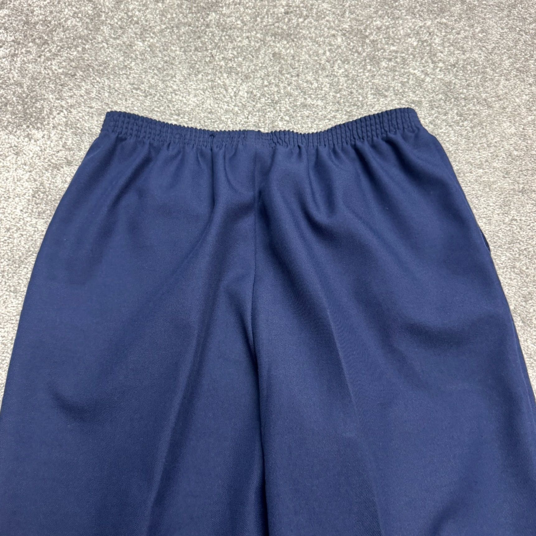 Vintage VINTAGE Alfred Dunner Pants Cropped 90s Navy Blue 14 Womens Size 36" / US 14 / IT 50 - 3 Thumbnail