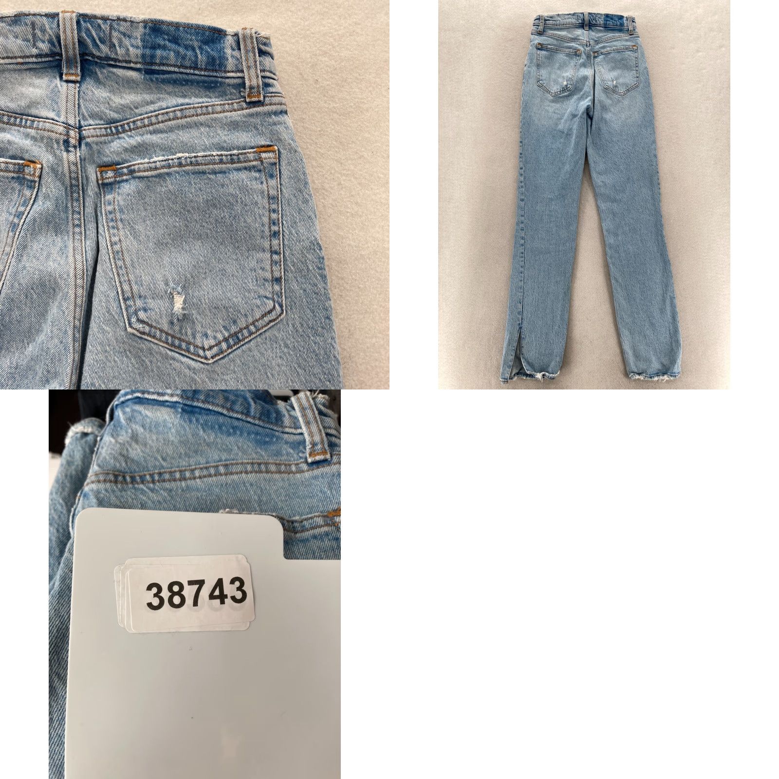 Abercrombie & Fitch Abercrombie & Fitch 90s Straight Jeans Women's 26/2 Long High Rise Blue Denim Size 26" / US 2 / IT 38 - 9 Thumbnail