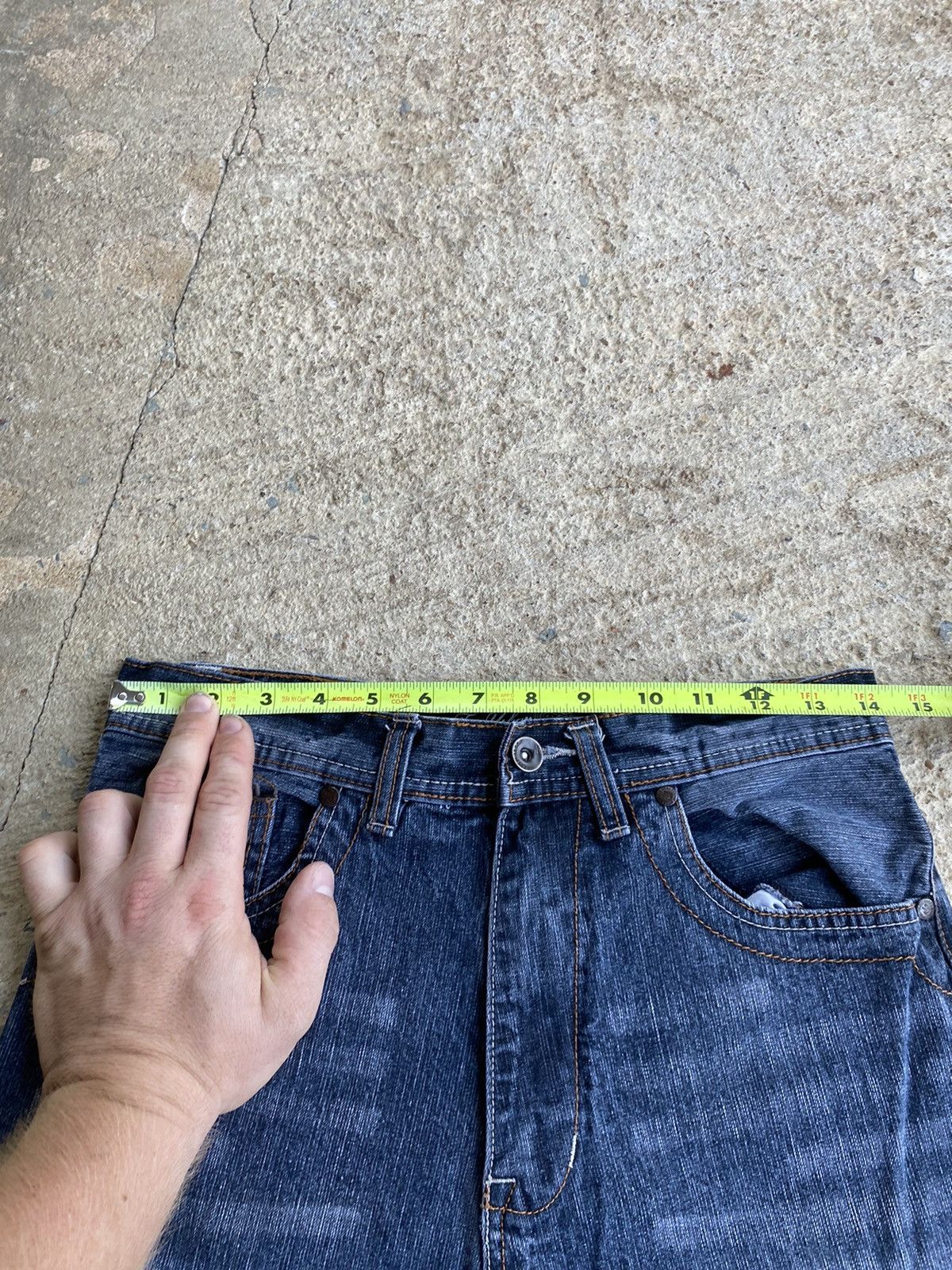Affliction × Vintage Vintage Y2K Affliction Style Embroidered Pocket Jeans Size US 28 / EU 44 - 9 Thumbnail