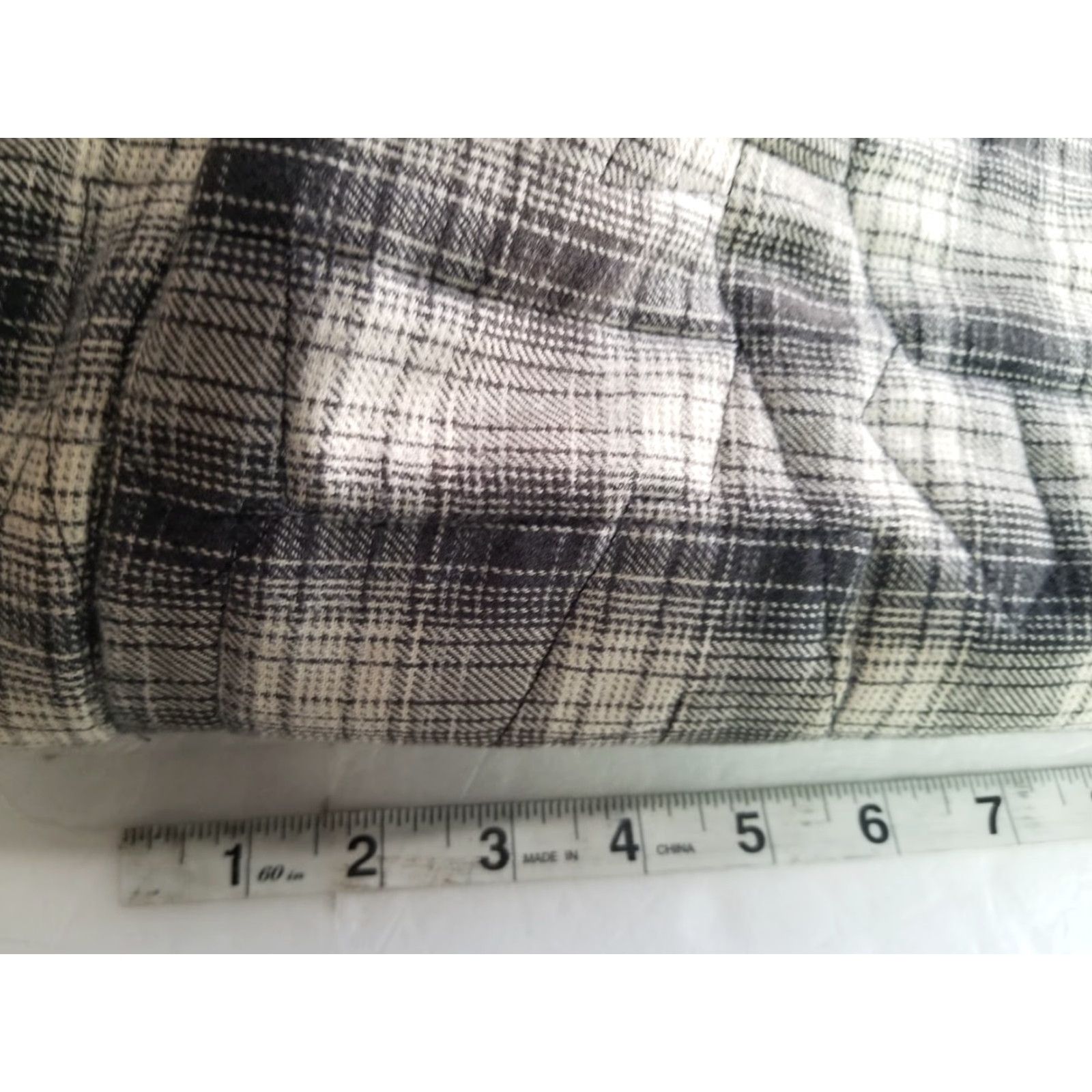 Hurley VINTAGE Hurley Shirt Shacket Mens XL Gray Plaid Fleece-Lined Mid-Length Jacket With Button See Sleeves Clothing Size US XL / EU 56 / 4 - 5 Thumbnail