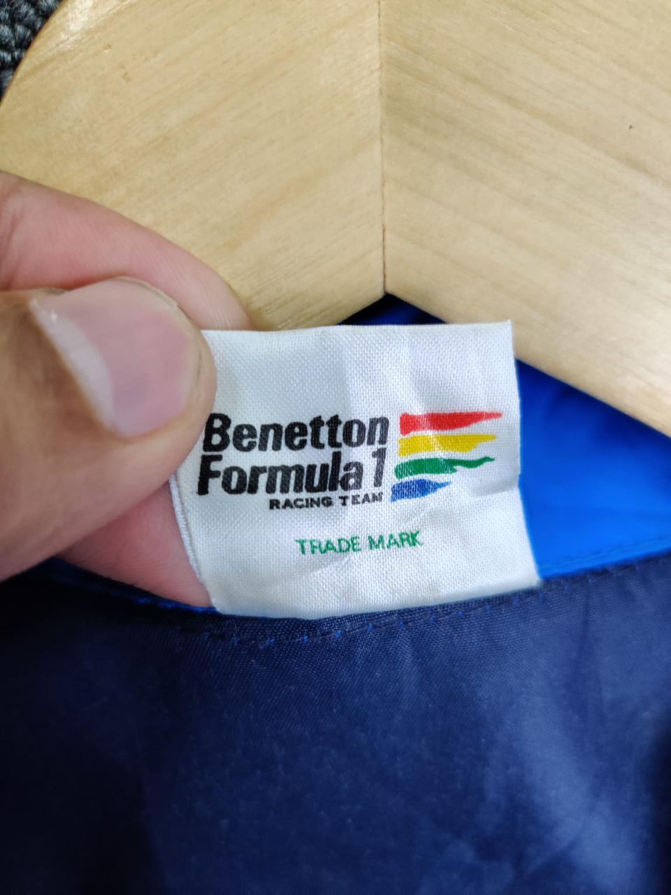 Benetton Vintage Benetton Formula 1 Big Logo Coach Jacket Size US XL / EU 56 / 4 - 10 Thumbnail