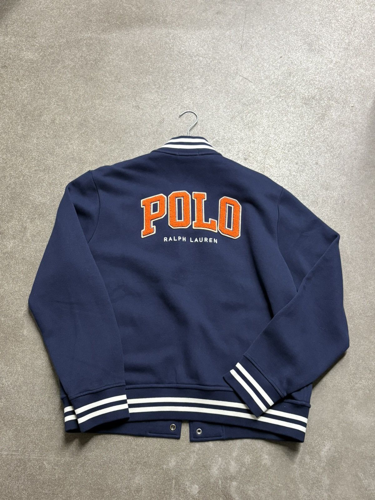 Polo Ralph Lauren Navy & Orange Bomber Jacket Ralph Lauren Men’s L Size US L / EU 52-54 / 3 - 3 Thumbnail
