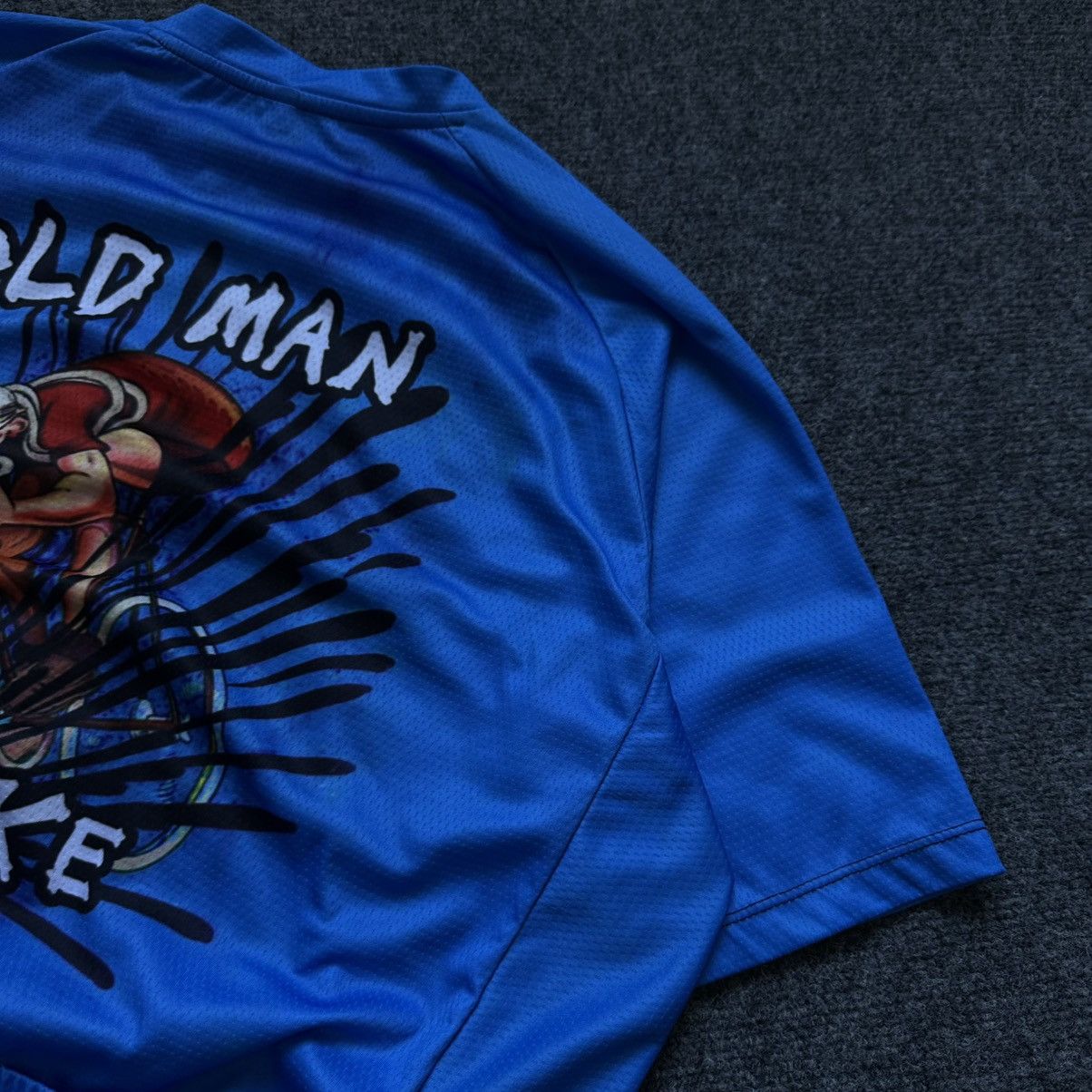 Sports Specialties VTG Adult Old Man On Bike Velo Jersey Tee Size XXL Y2K 00s Size US XXL / EU 58 / 5 - 14 Thumbnail