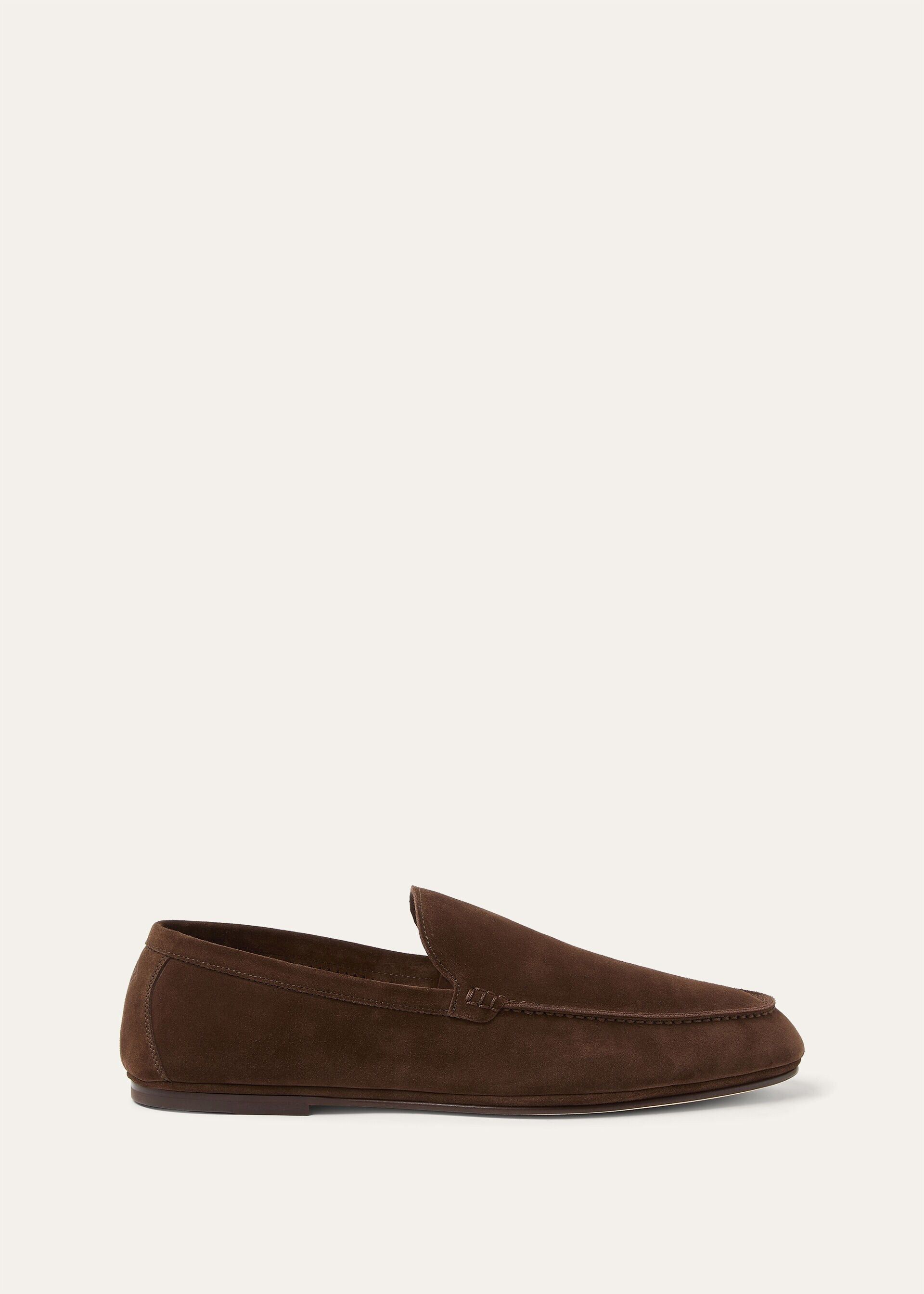 Loro Piana os11x0226 FAQ5514 Summer Anton Loafers in Terra Size US 10 / EU 43 - 1 Thumbnail