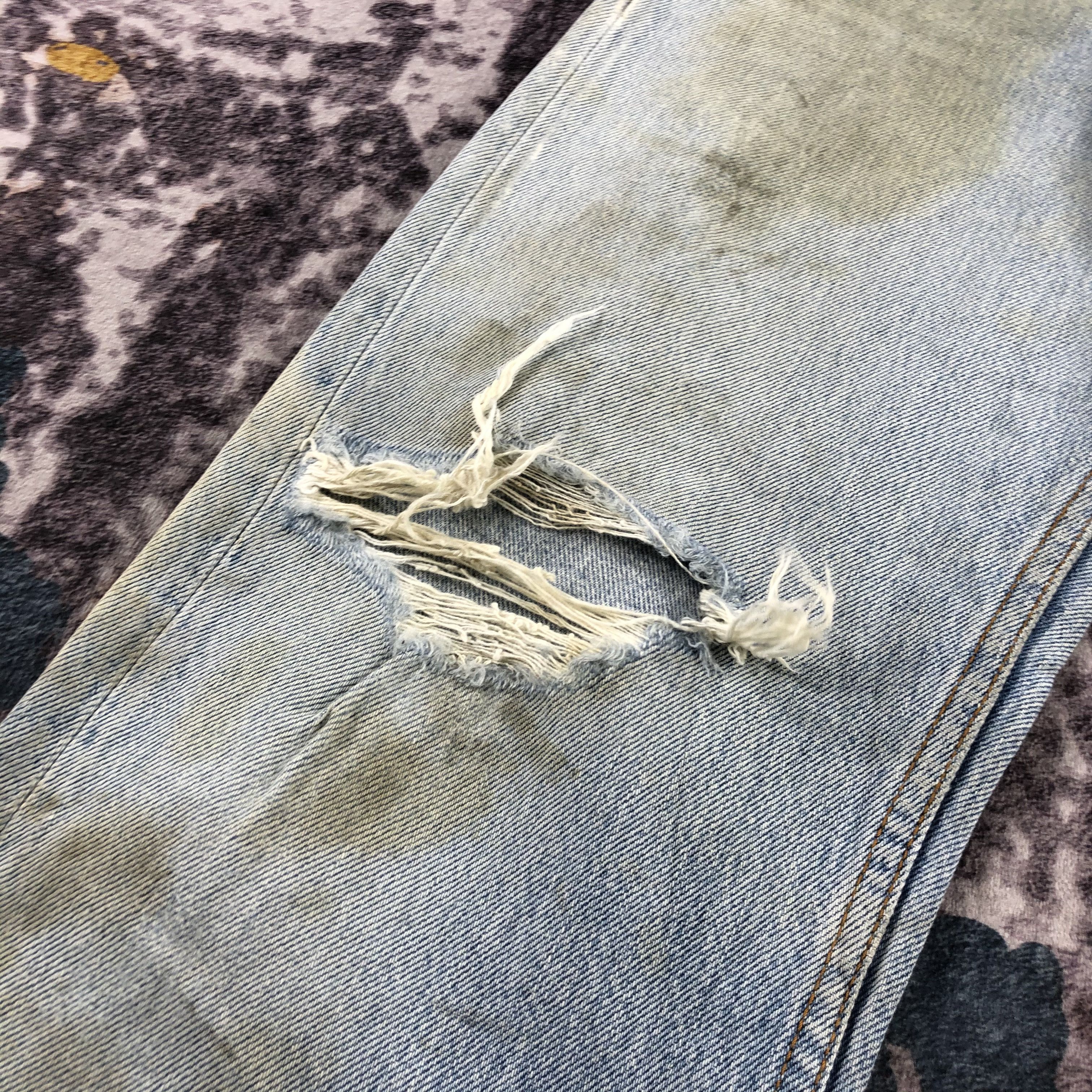 Levi's Vintage 90s Distress Levis 501 Jeans-JM2795 Size US 29 - 10 Thumbnail