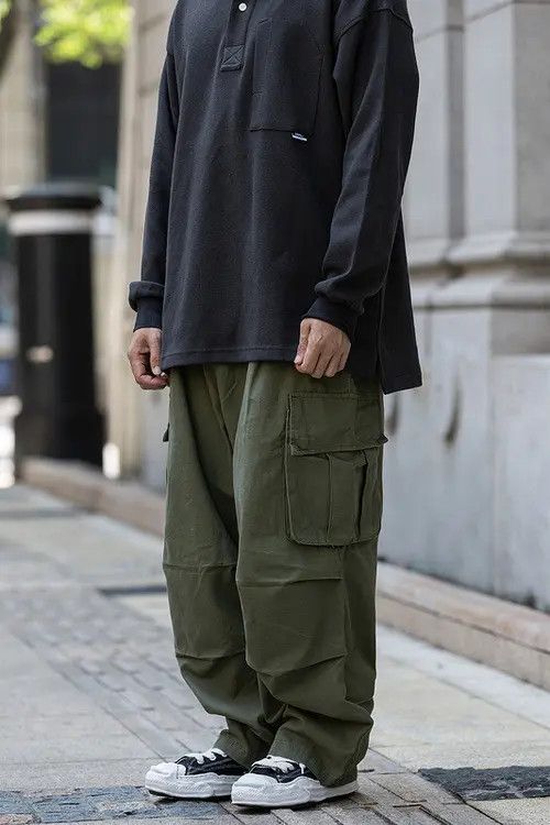 Jean Japanese Style Cargo Baggy Pants Size US 32 / EU 48 - 8 Thumbnail