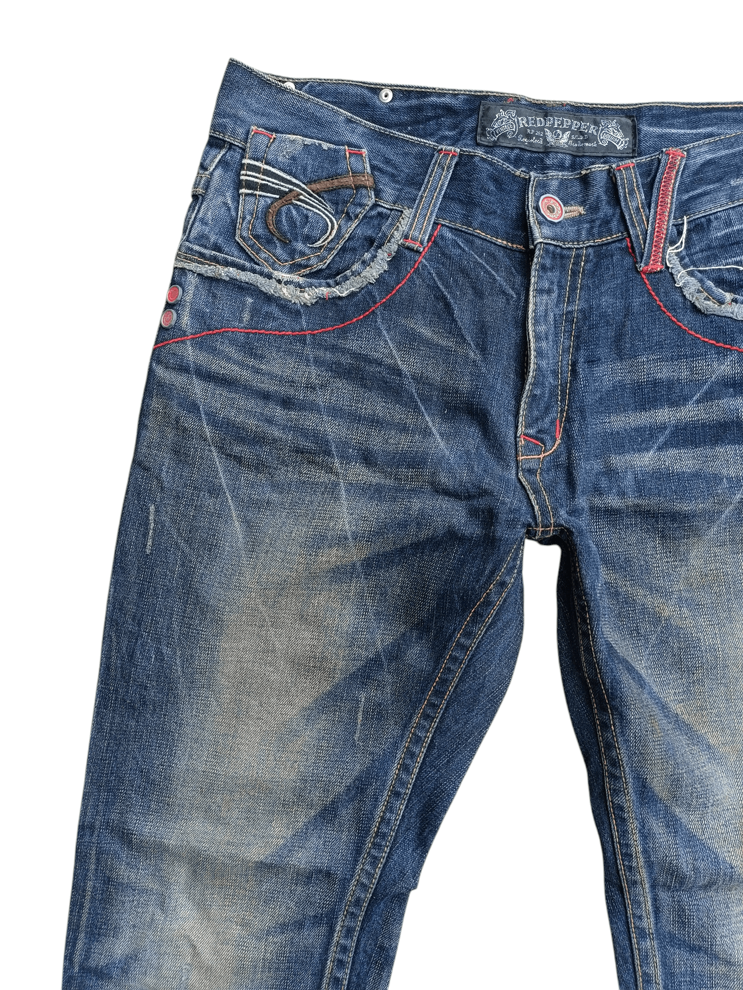 Japanese Brand 🔥RARE🔥 Redpepper Seditionaries Faded Jeans Size US 34 / EU 50 - 14 Thumbnail