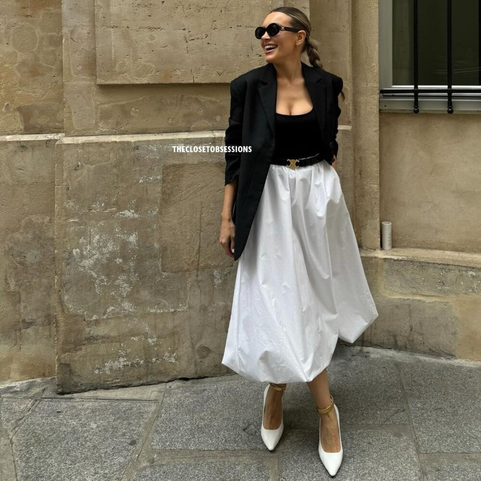 Zara ZARA BLOGGER FAVE!!! Balloon Hem Midi Skirt (L) Size 30" / US 8 / IT 44 - 2 Thumbnail