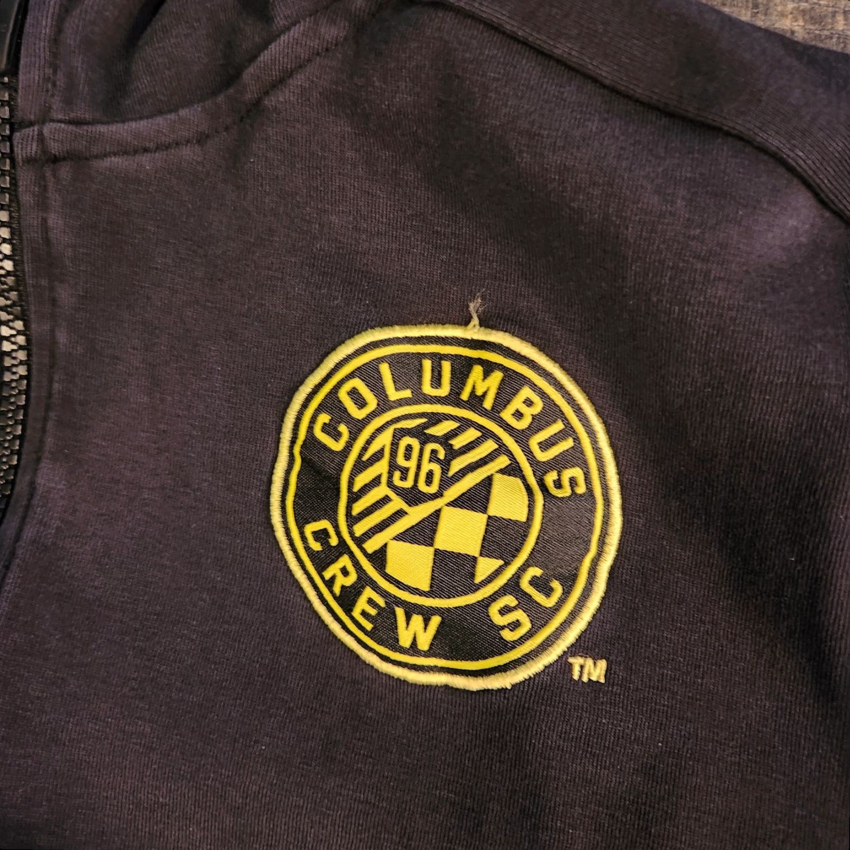 Adidas VINTAGE? No. Adidas Columbus Crew SC Soccer Full Zip Hoodie Jacket Black Boys Large Size US L / EU 52-54 / 3 - 3 Thumbnail