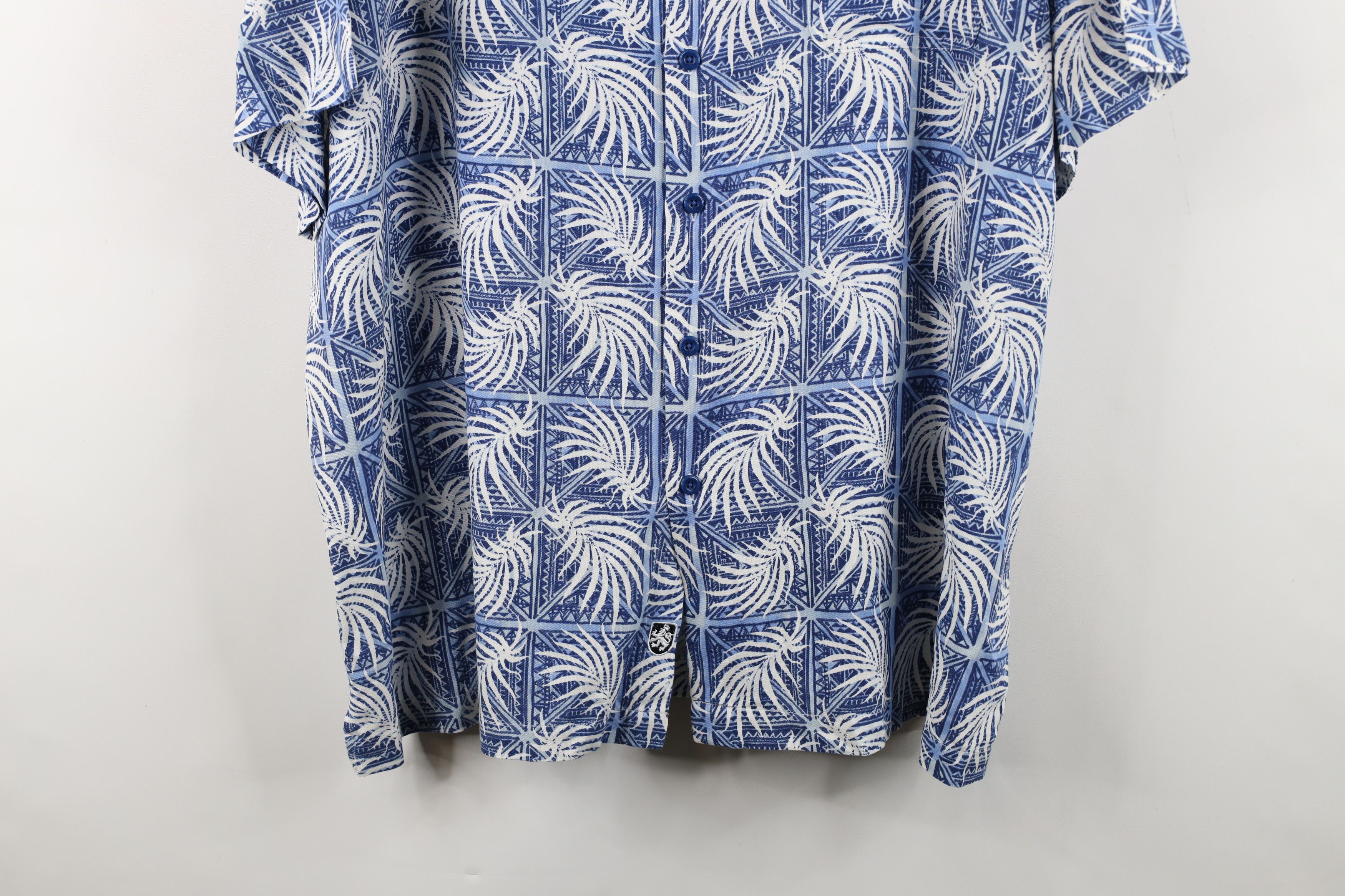 Nat Nast Nat Nast Luxury Originals Palm Leaf Collared Button Shirt Size US XXL / EU 58 / 5 - 3 Thumbnail