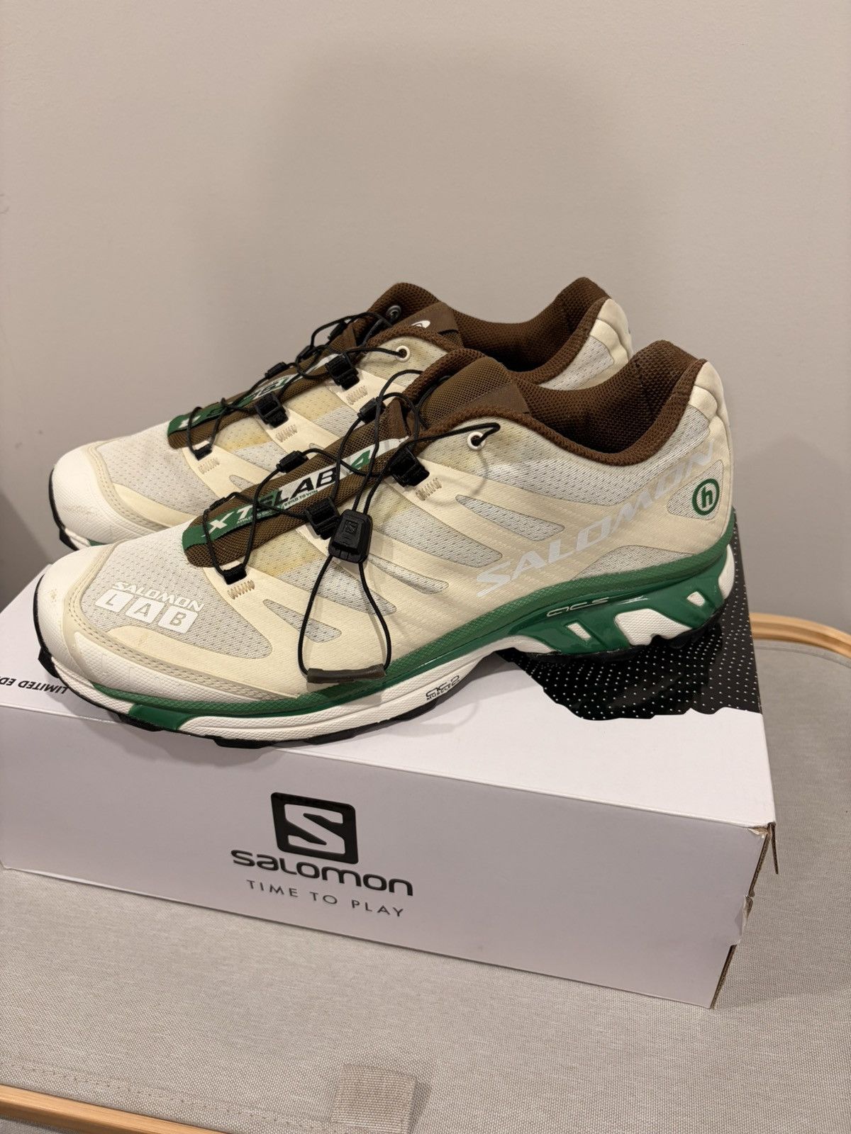 HIDDEN × Salomon Salomon X Hidden NY “Vanilla Ice” XT-4 US11.5 Size US 11.5 / EU 44-45 - 4 Thumbnail