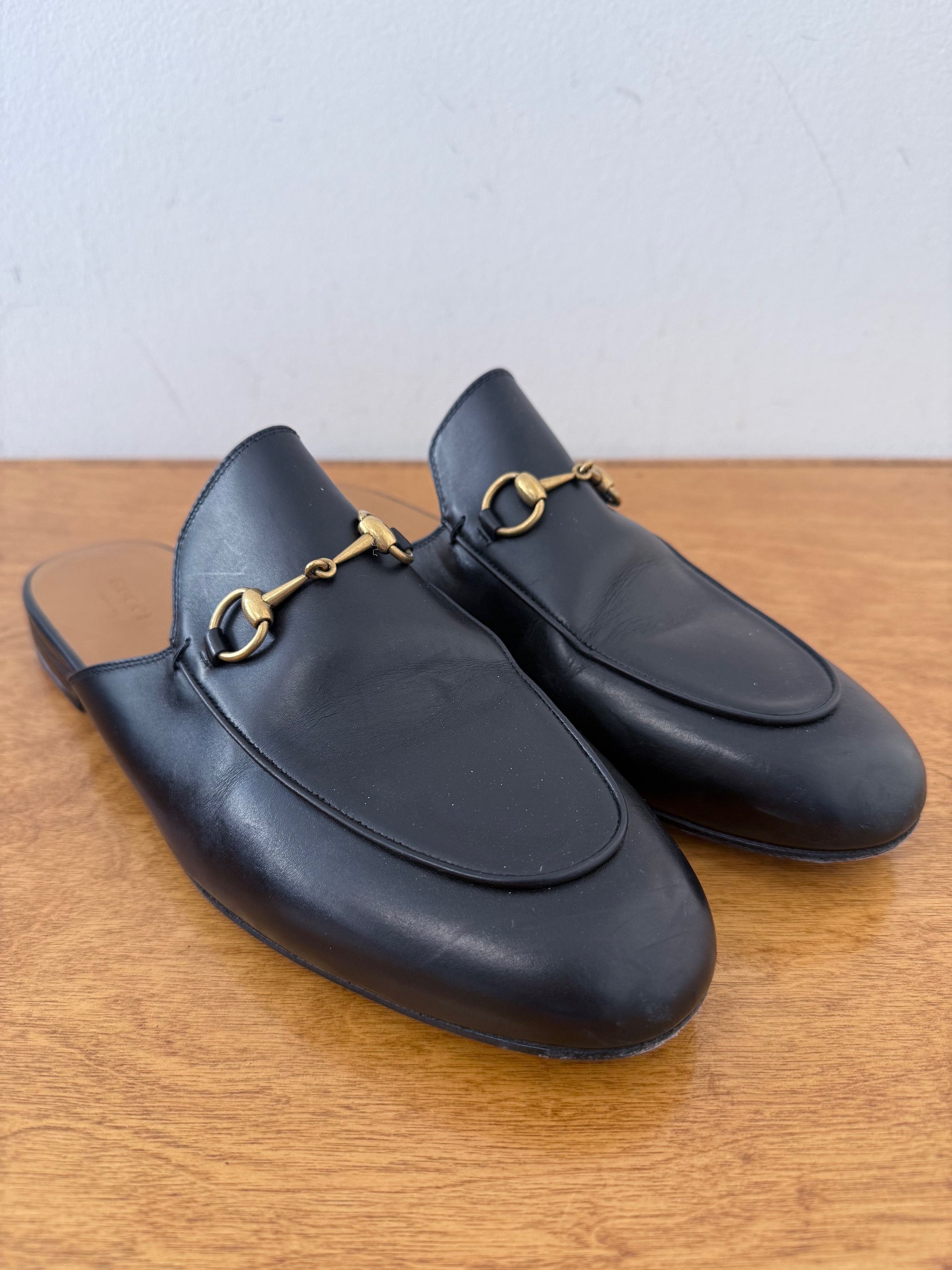 Gucci Gucci Betis Glamour Horsebit Mules Size US 11 / IT 41 - 1 Thumbnail