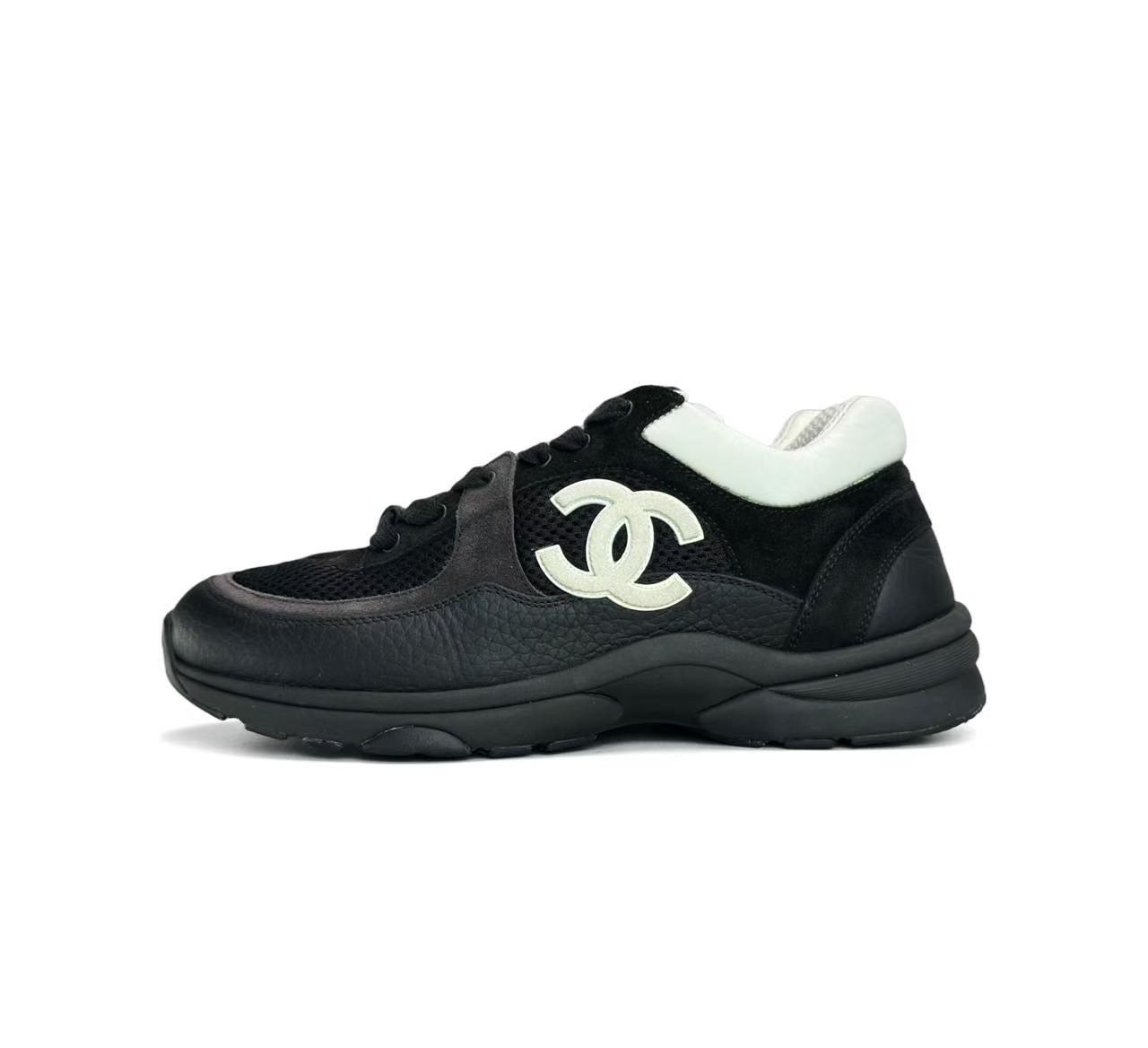 Chanel Chanel Leather Black Lowtop Sneakers us_9 Women Size US 9 / IT 39 - 5 Thumbnail
