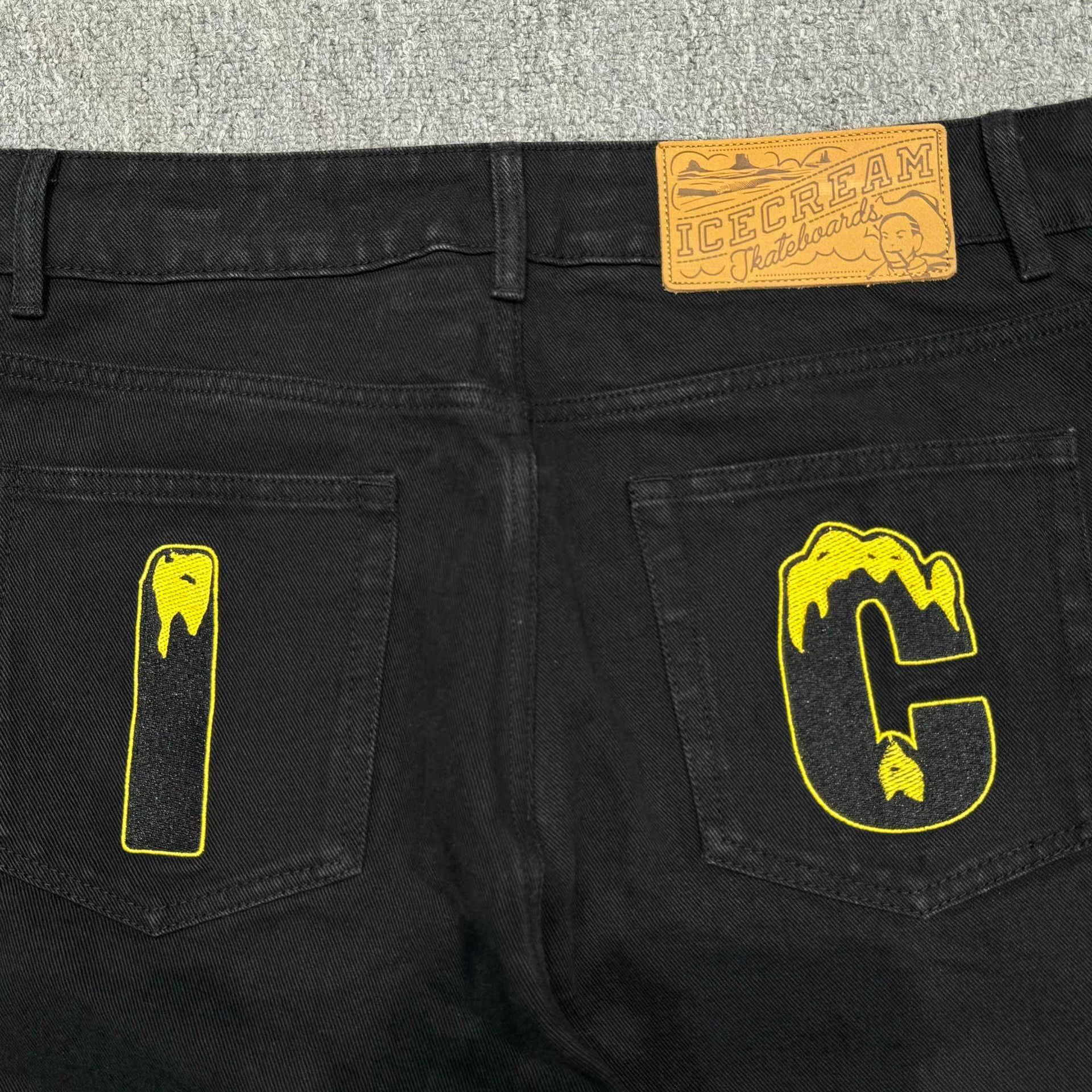 Billionaire Boys Club BBC Diamond Flying Dog Jeans。 Q5 Size US 34 / EU 50 - 3 Thumbnail