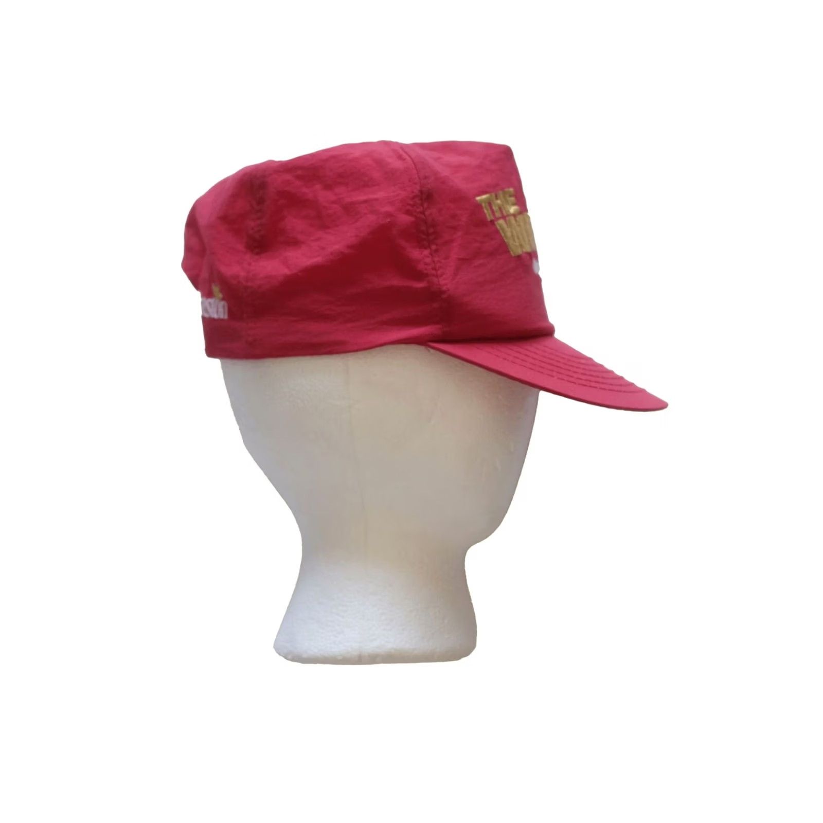 Vintage VINTAGE Winston Cap Hat Nylon Red 90s 80s Promo The Wrap Adjustable One Size Men Mens Snapback Cap Size ONE SIZE - 2 Thumbnail