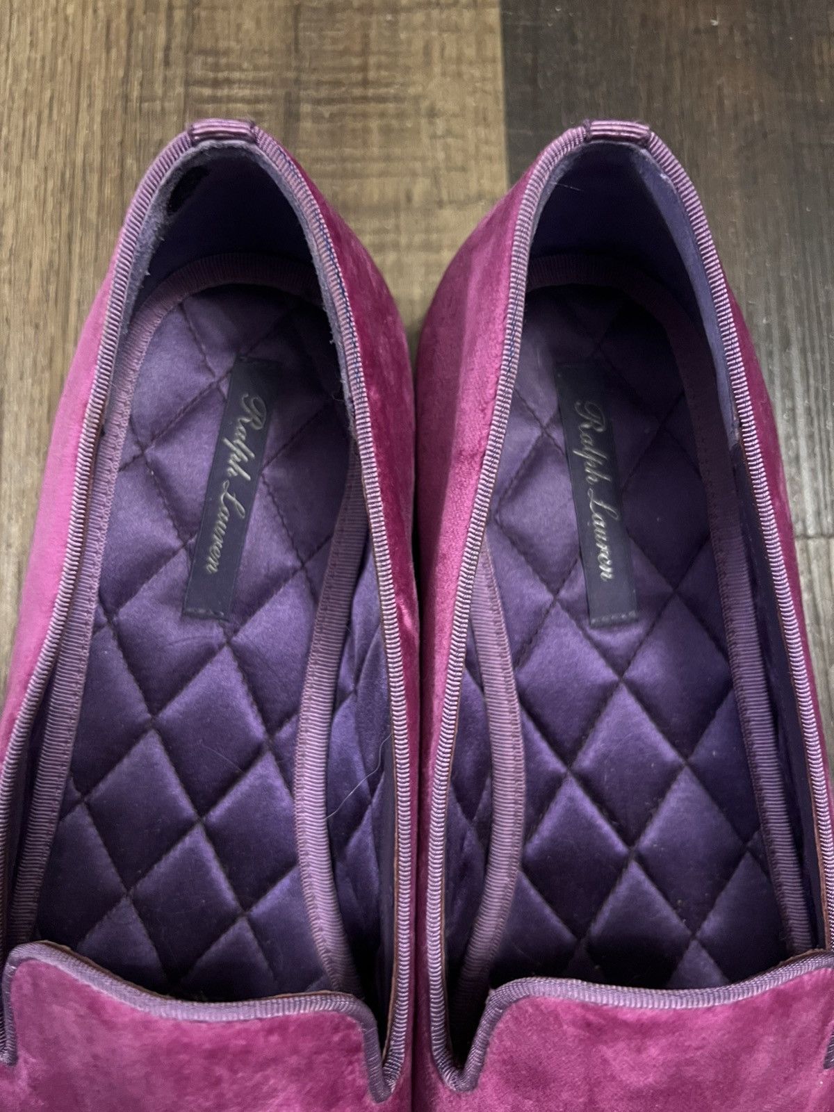 Ralph Lauren Purple Label Ralph Lauren Purple Label Alonzo Embroidered Velvet Loafers Size US 8 / IT 38 - 4 Thumbnail