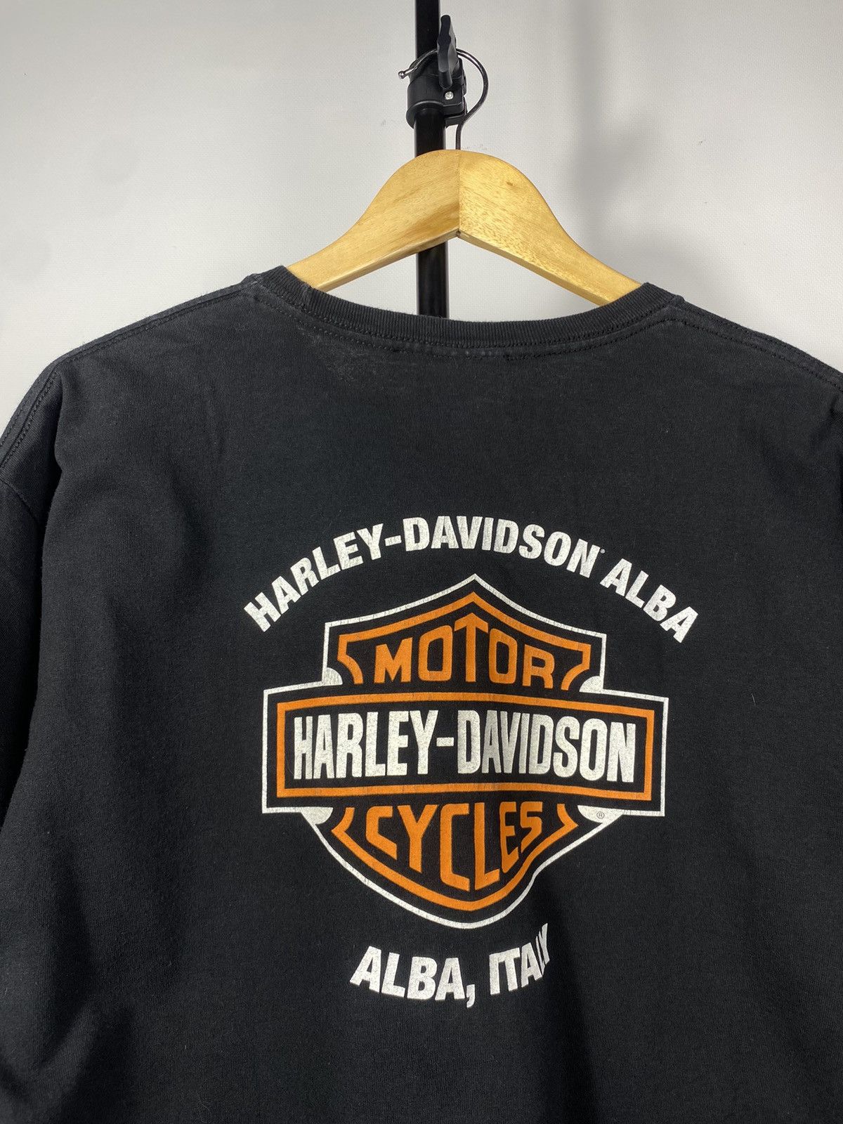 Harley Davidson × Vintage Vintage 90s Harley Davidson SEXY big print y2k T shirt Size US L / EU 52-54 / 3 - 11 Thumbnail
