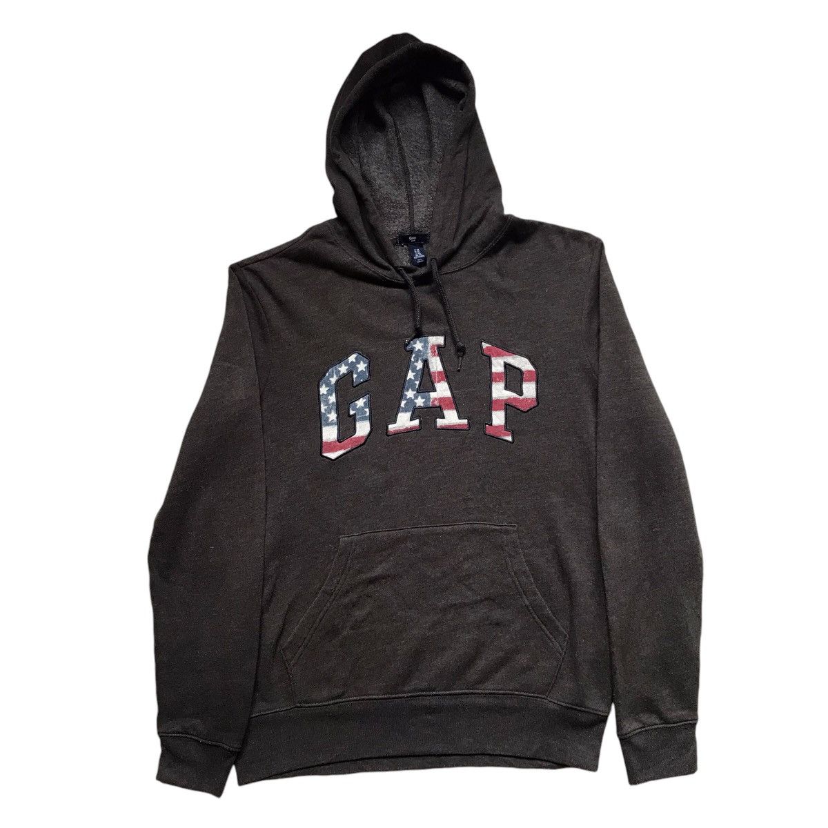 Gap × Japanese Brand Vintage Y2k Gap Flag USA hoodie Size US S / EU 44-46 / 1 - 5 Thumbnail